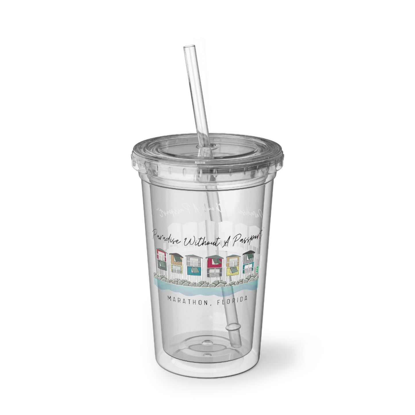 Paradise without a Passport - Acrylic Cup