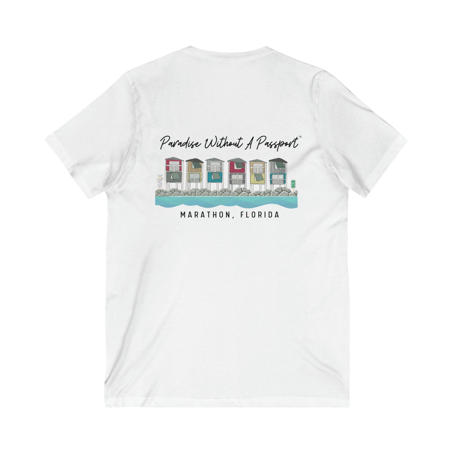 Ocean Breeze - Paradise without a passport vneck