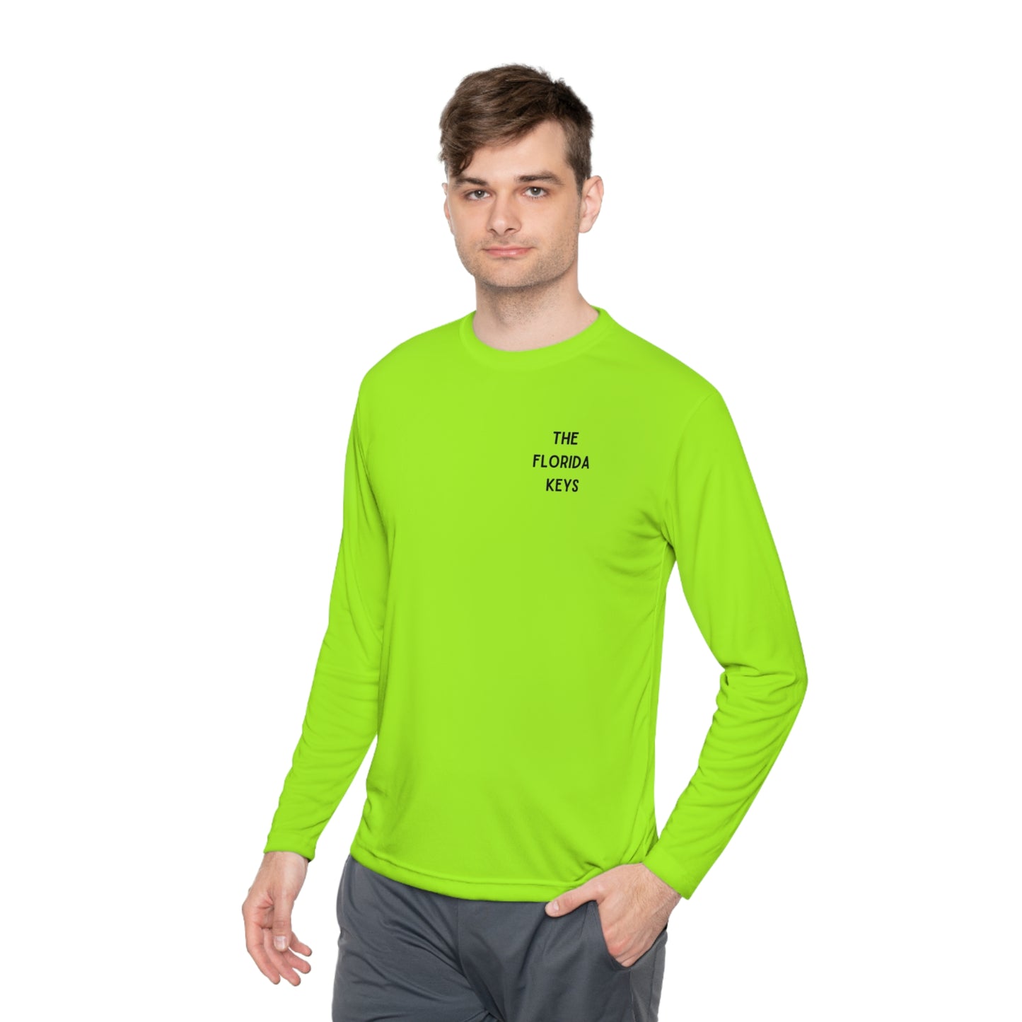 Florida Keys Map - Long sleeve Fishing shirt