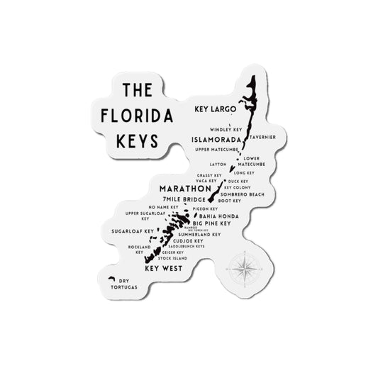 Florida Keys Map Magnets