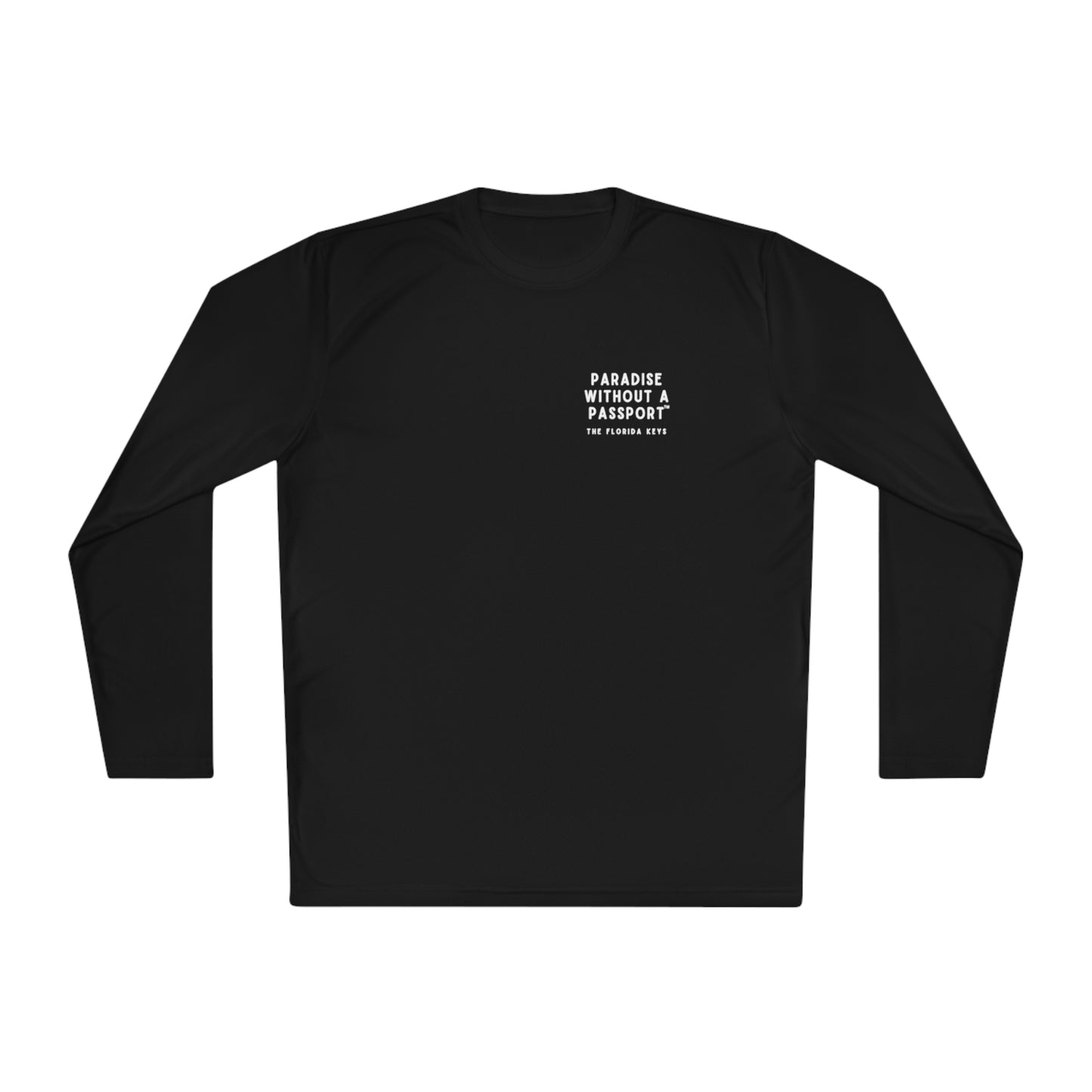 florida keys map - long sleeve fishing shirt - uv protected