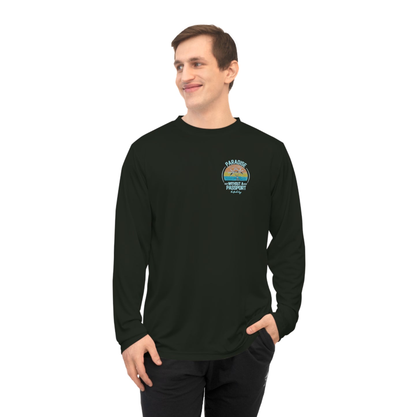Paradise without a passport - Florida keys - UV long sleeve shirt - long sleeve fishing shirt - UV shirt - florida fishing shirt