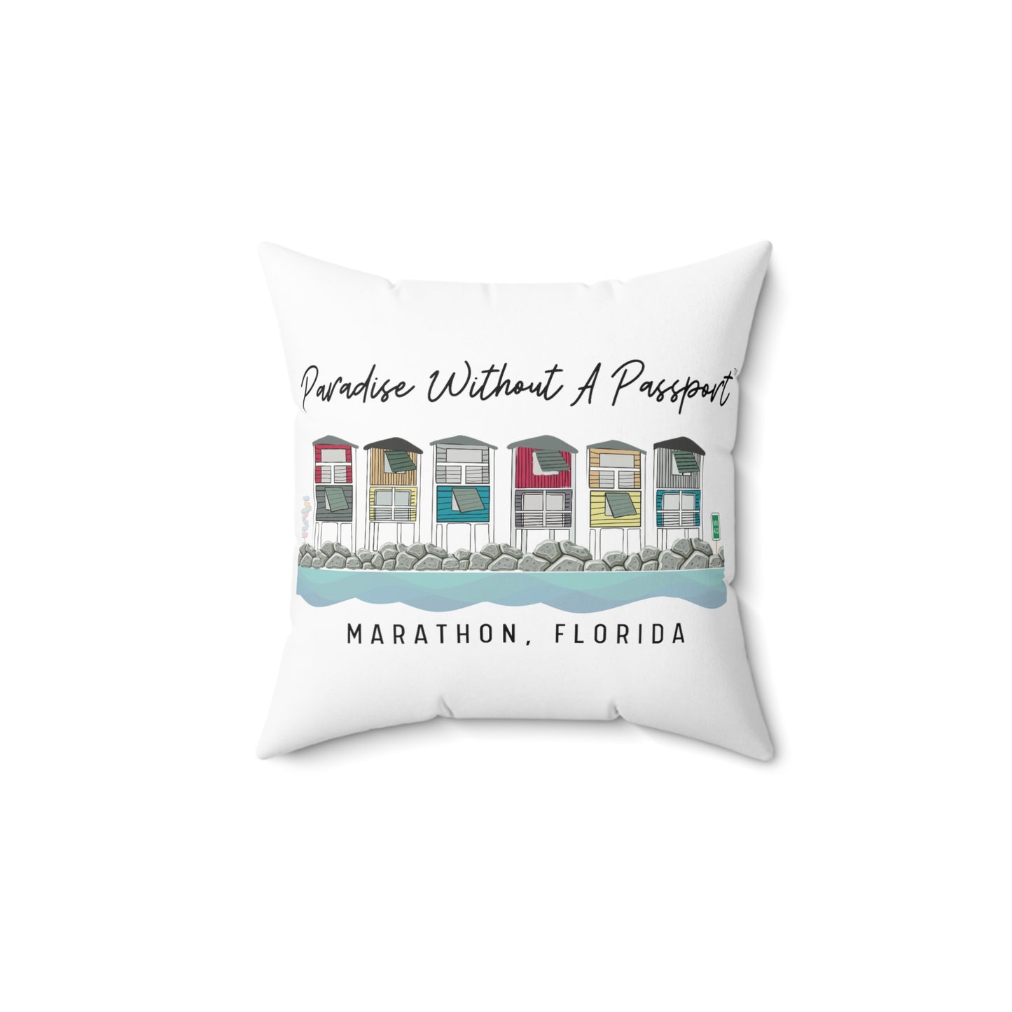 paradise without a passport - throw pillows - four sizes
