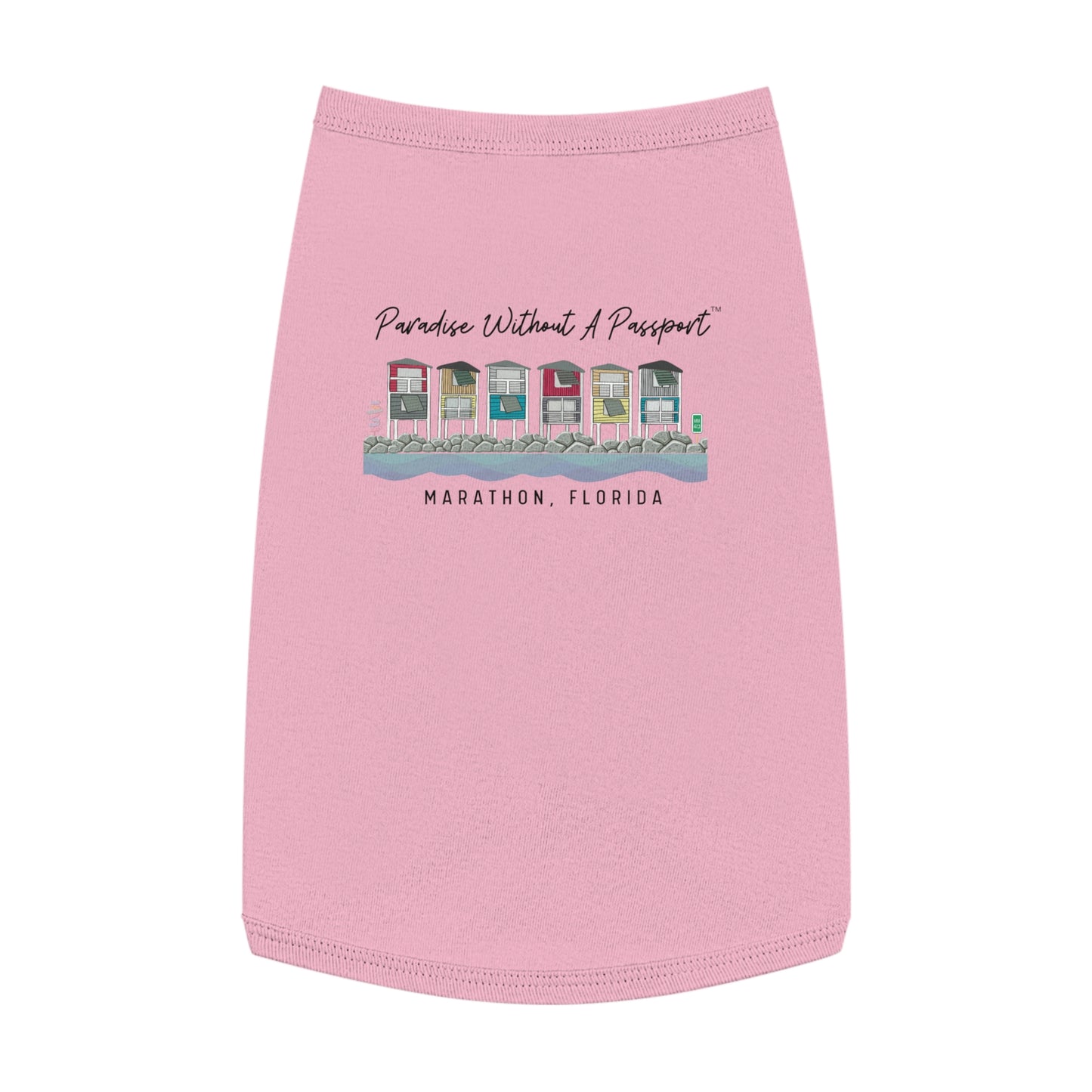 Pet Tank Top - Paradise without a Passport
