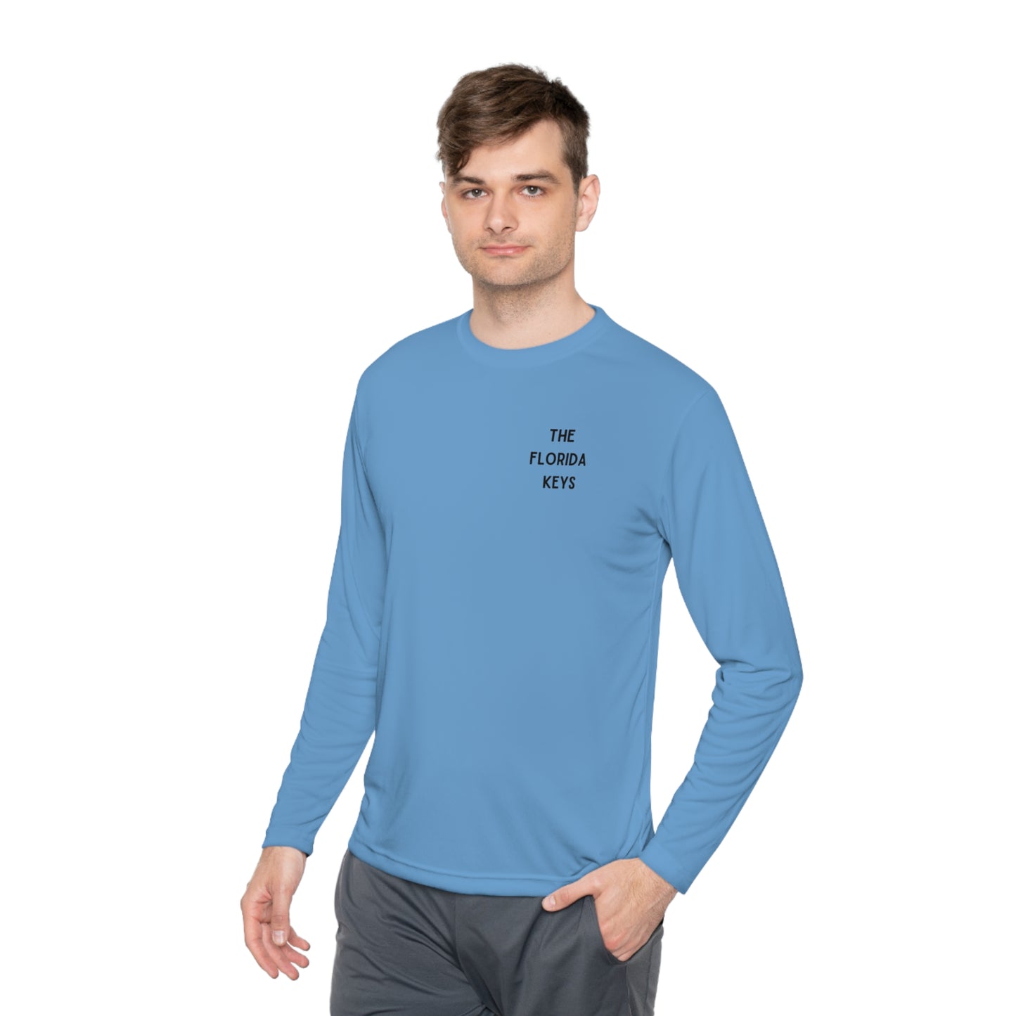 Florida Keys Map - Long sleeve Fishing shirt