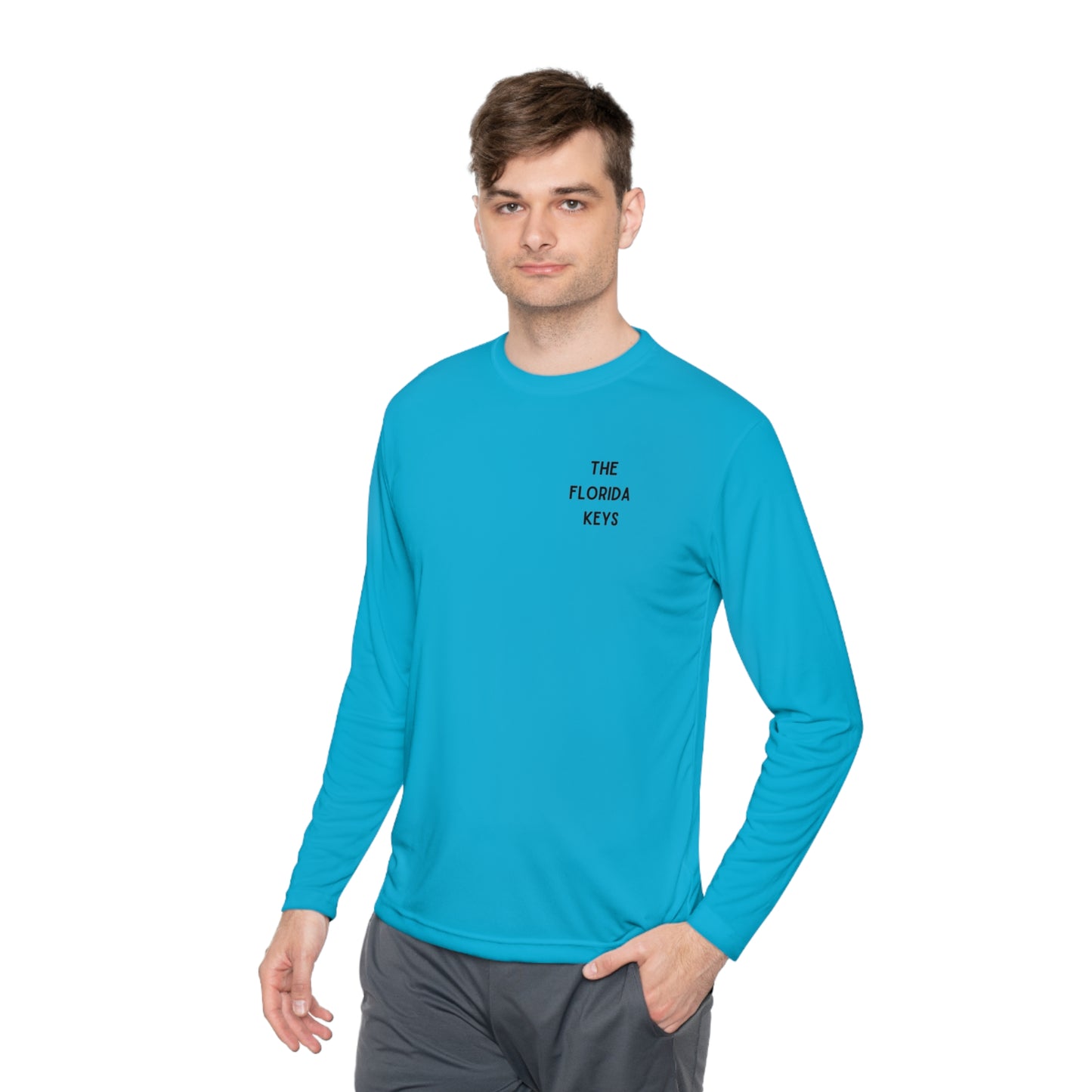 Florida Keys Map - Long sleeve Fishing shirt
