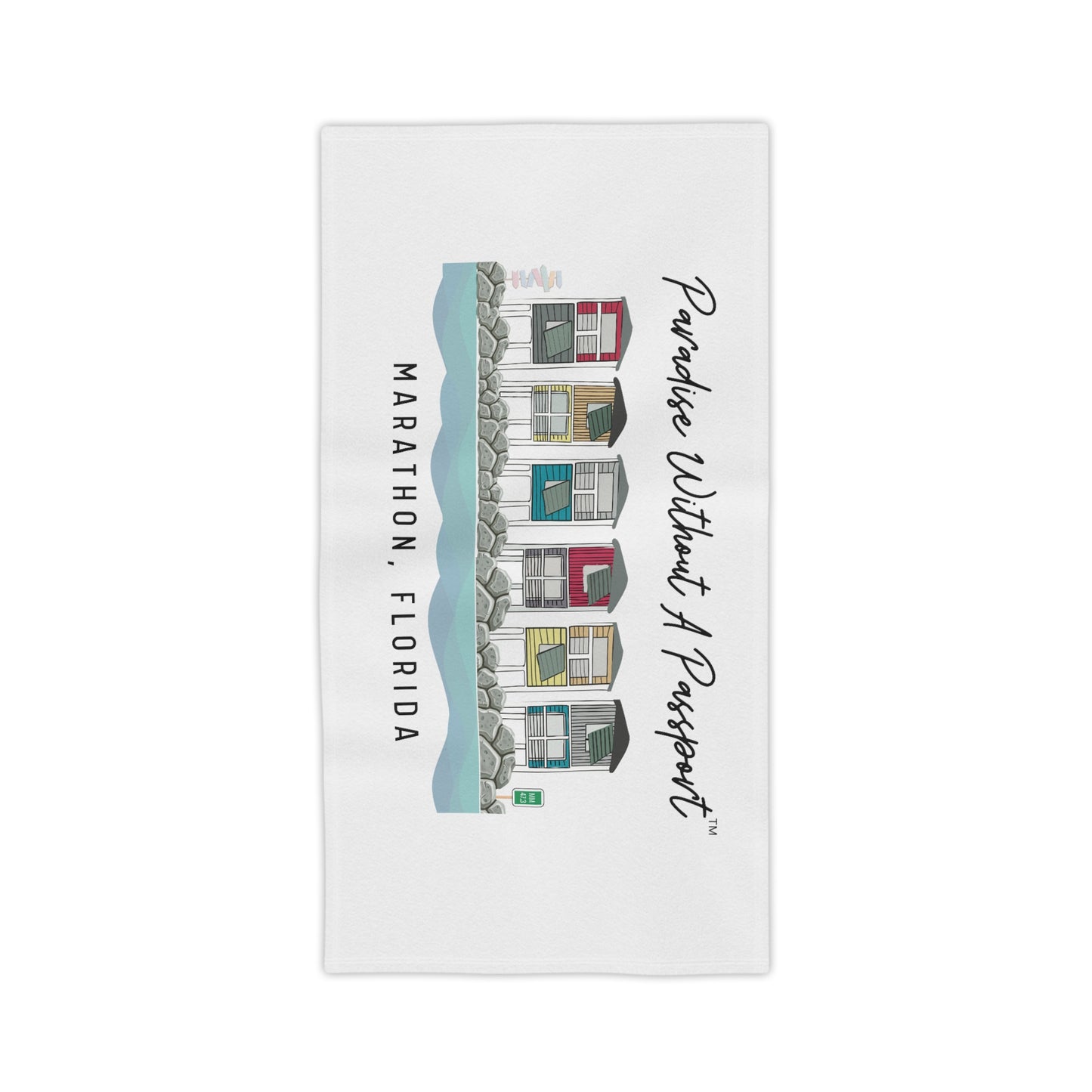 Paradise without a Passport - beach towel