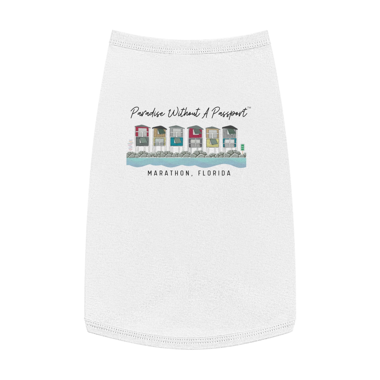 Pet Tank Top - Paradise without a Passport