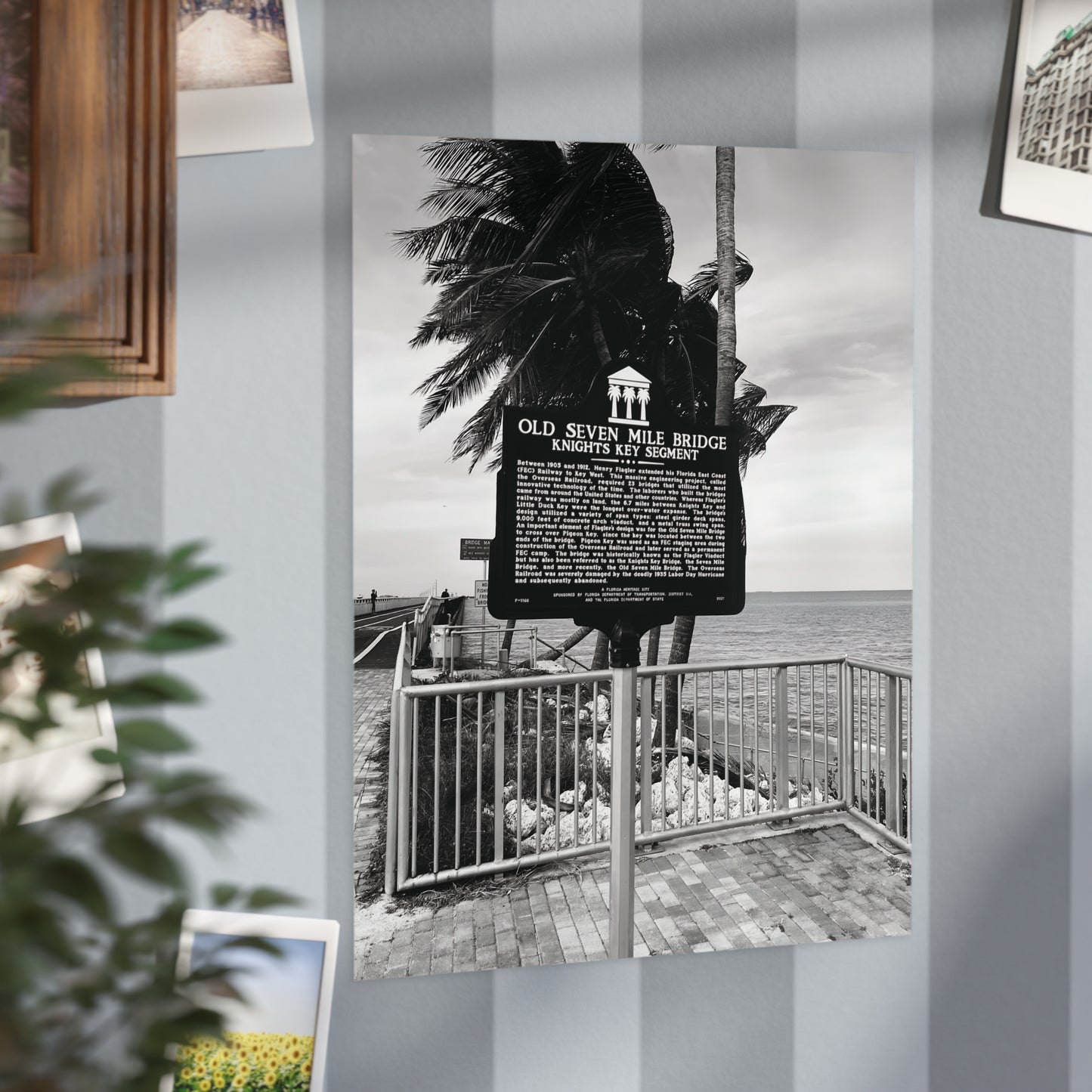 Matte Print of Seven Mile Bridge - Florida Keys Photography