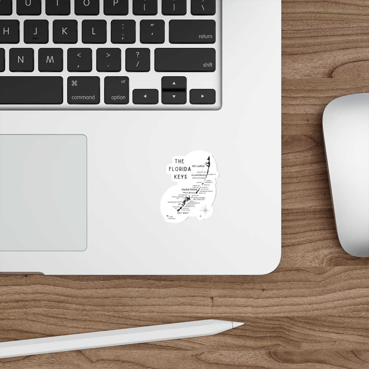 Florida Keys Map Stickers
