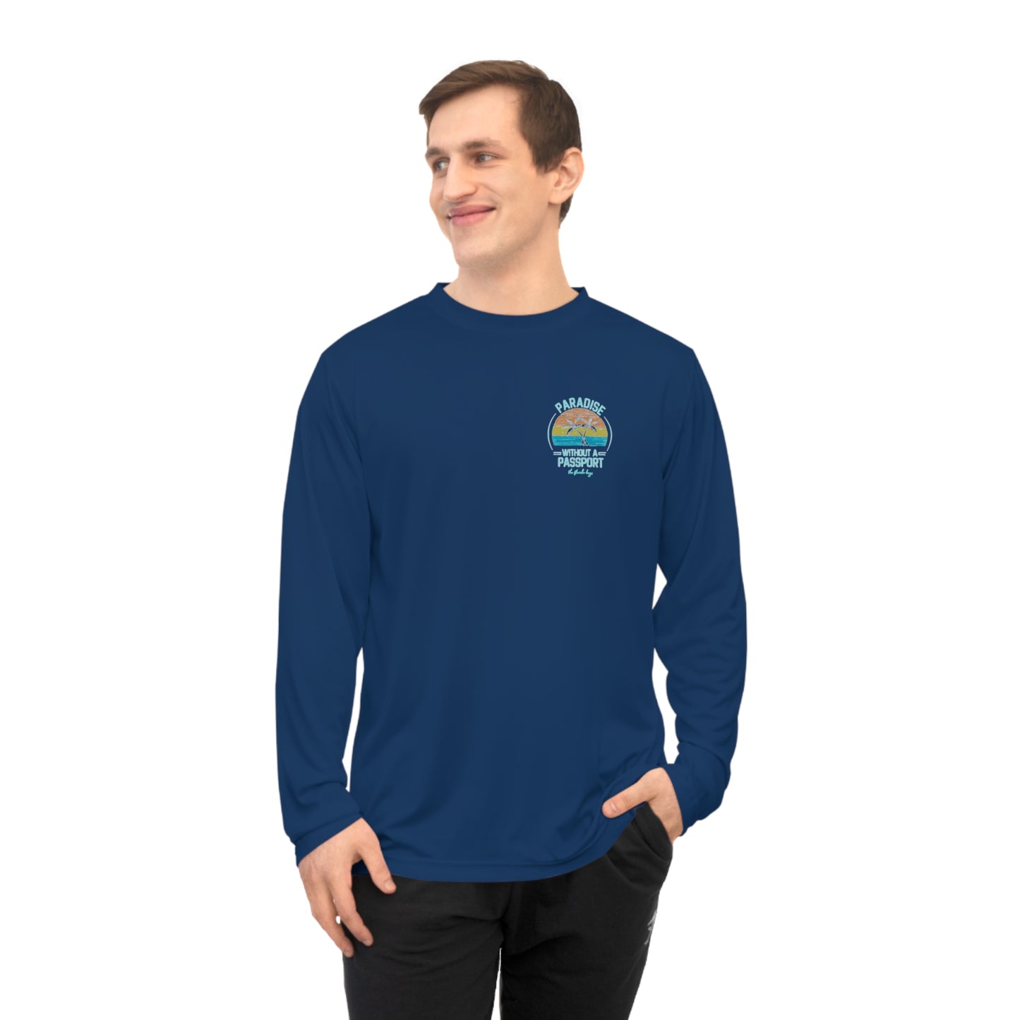 Paradise without a Passport - florida keys UV long sleeve shirt - long sleeve fishing shirt - UV shirt - florida fishing shirt