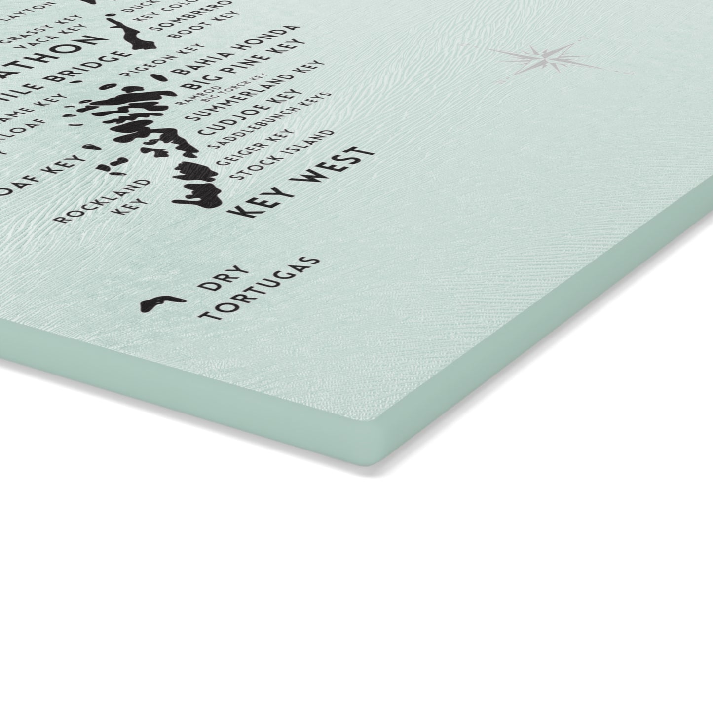 Florida Keys Map - Cutting Board - Marathon, Key West, Islamorada Gift Idea, Housewarming Gift