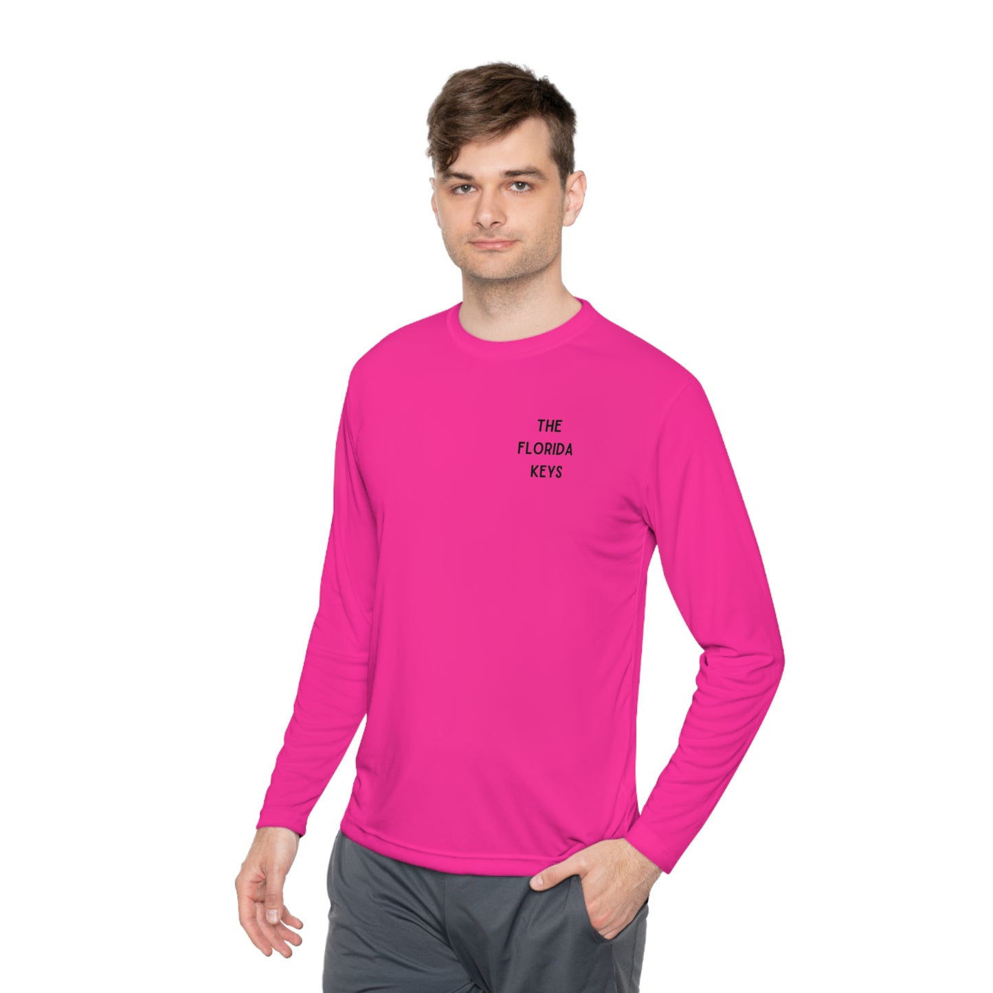Florida Keys Map - Long sleeve Fishing shirt