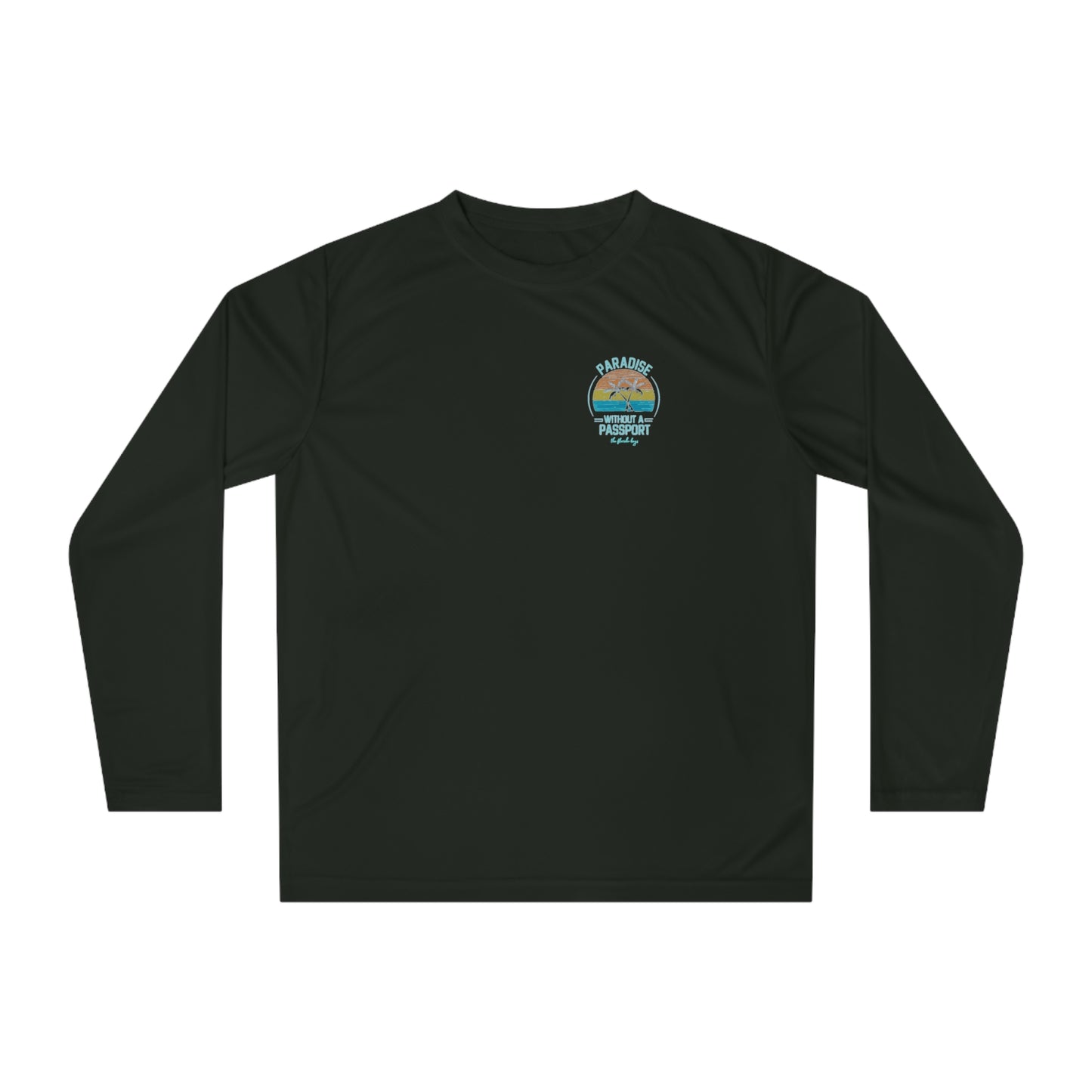 Paradise without a Passport - florida keys UV long sleeve shirt - long sleeve fishing shirt - UV shirt - florida fishing shirt
