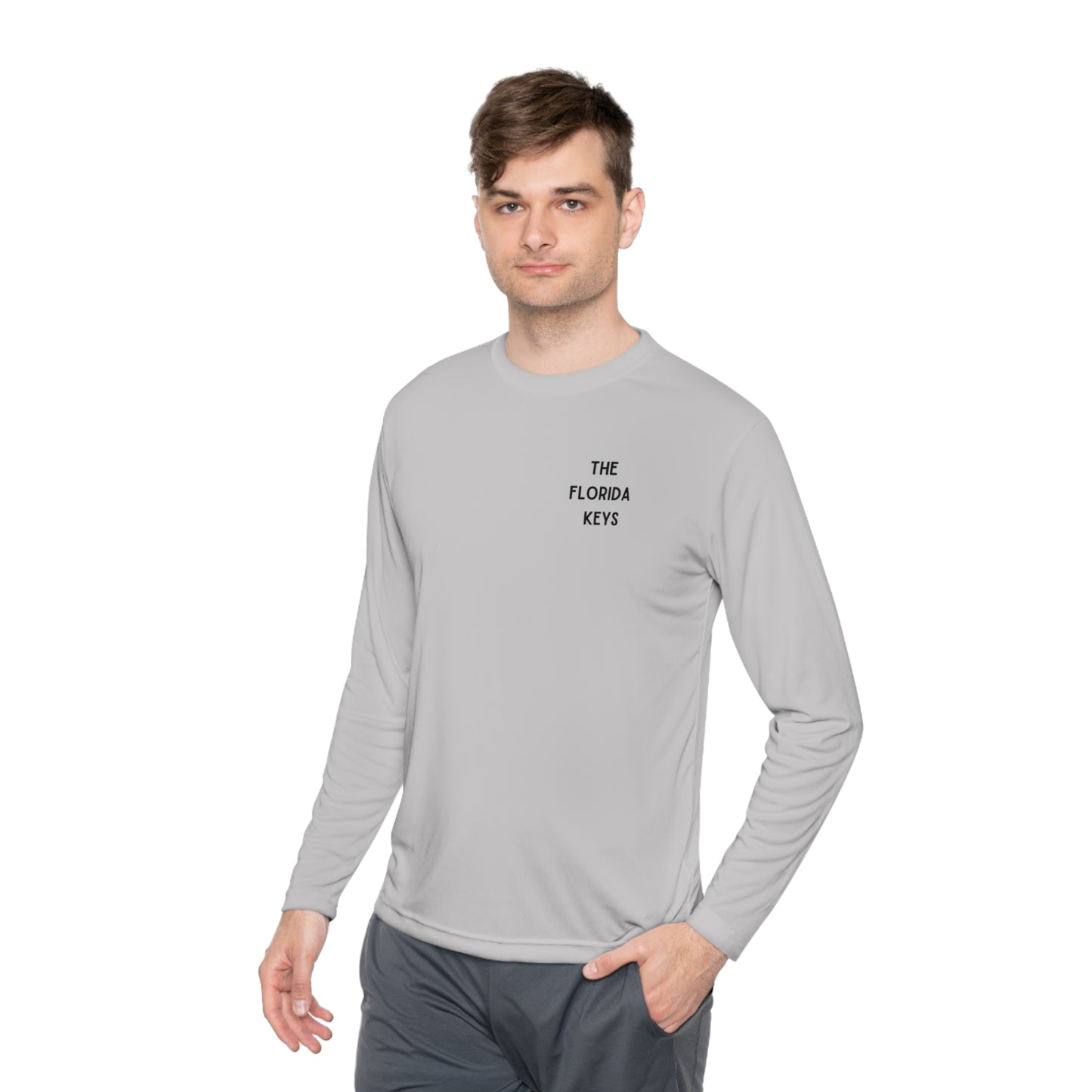 Florida Keys Map - Long sleeve Fishing shirt