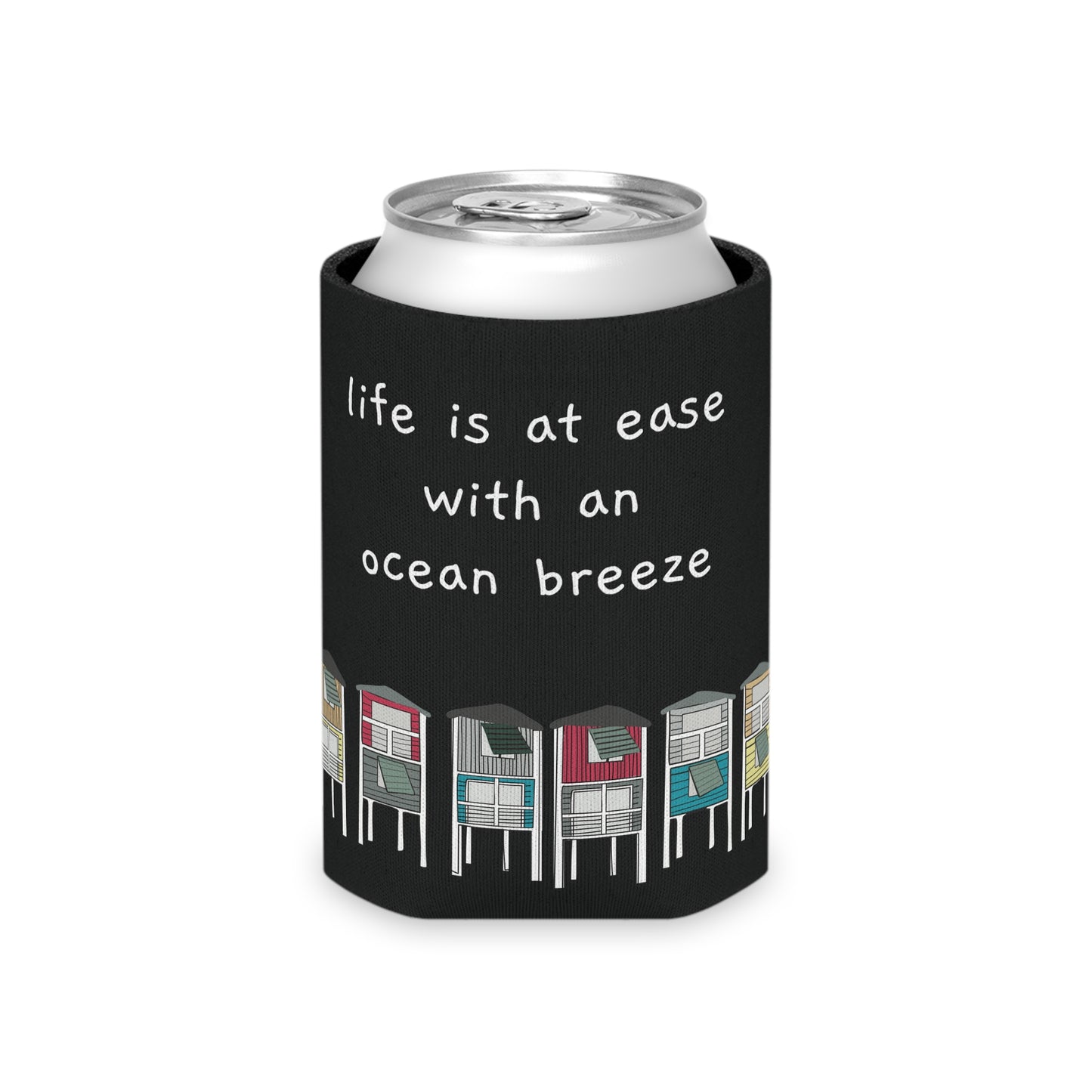 OB sunshine coozies - Florida Keys Coozie - black