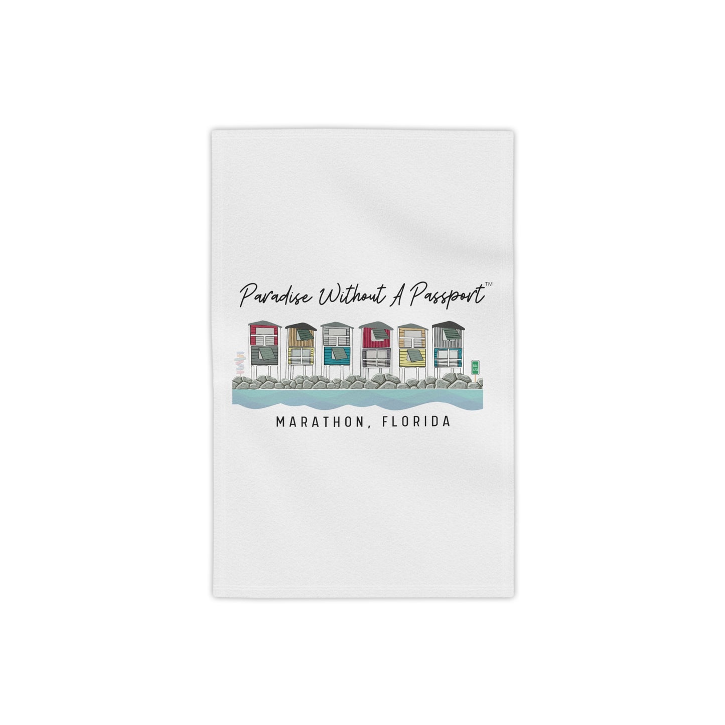 Paradise without a Passport - beach towel