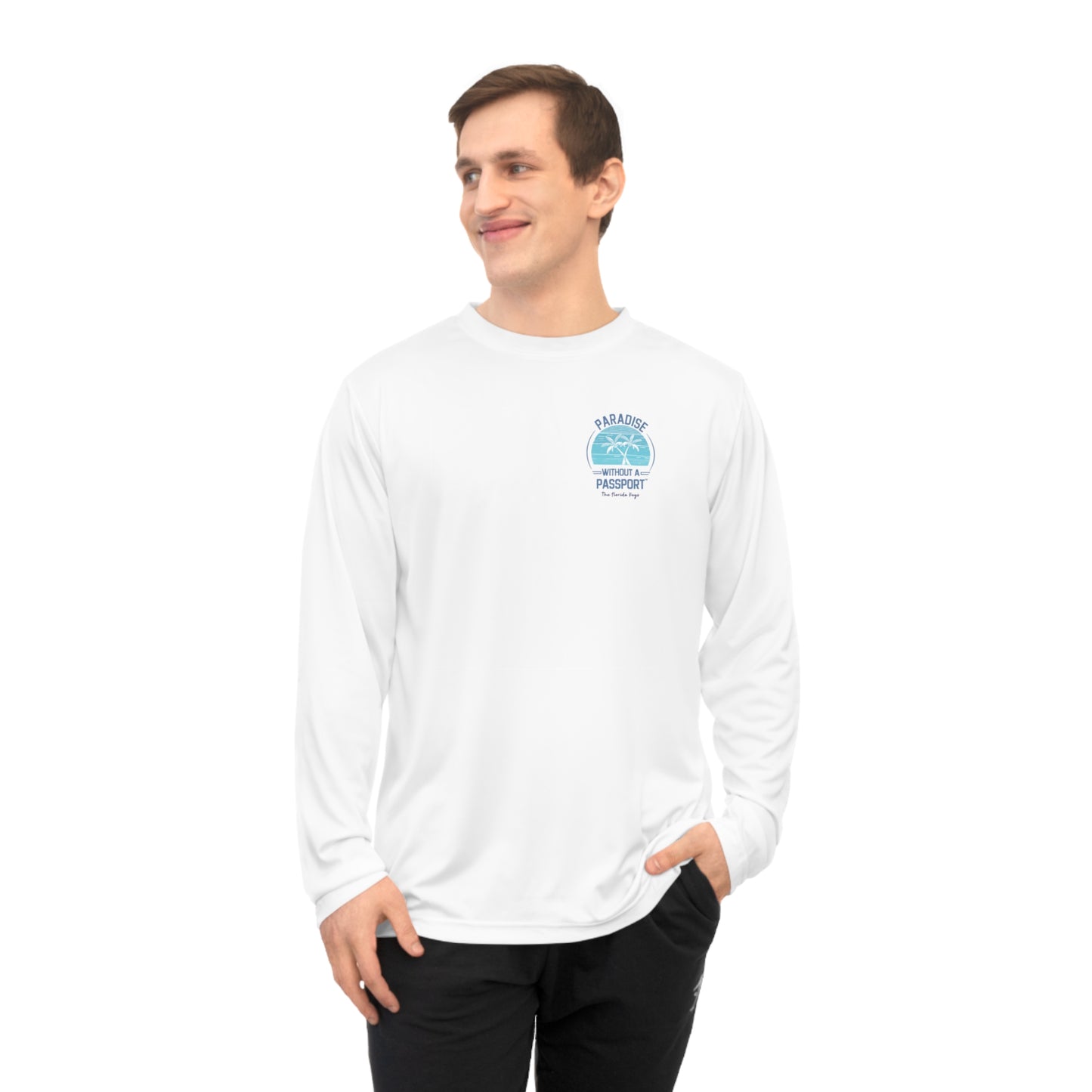 Paradise without a Passport - florida keys UV long sleeve shirt - long sleeve fishing shirt - UV shirt - florida fishing shirt