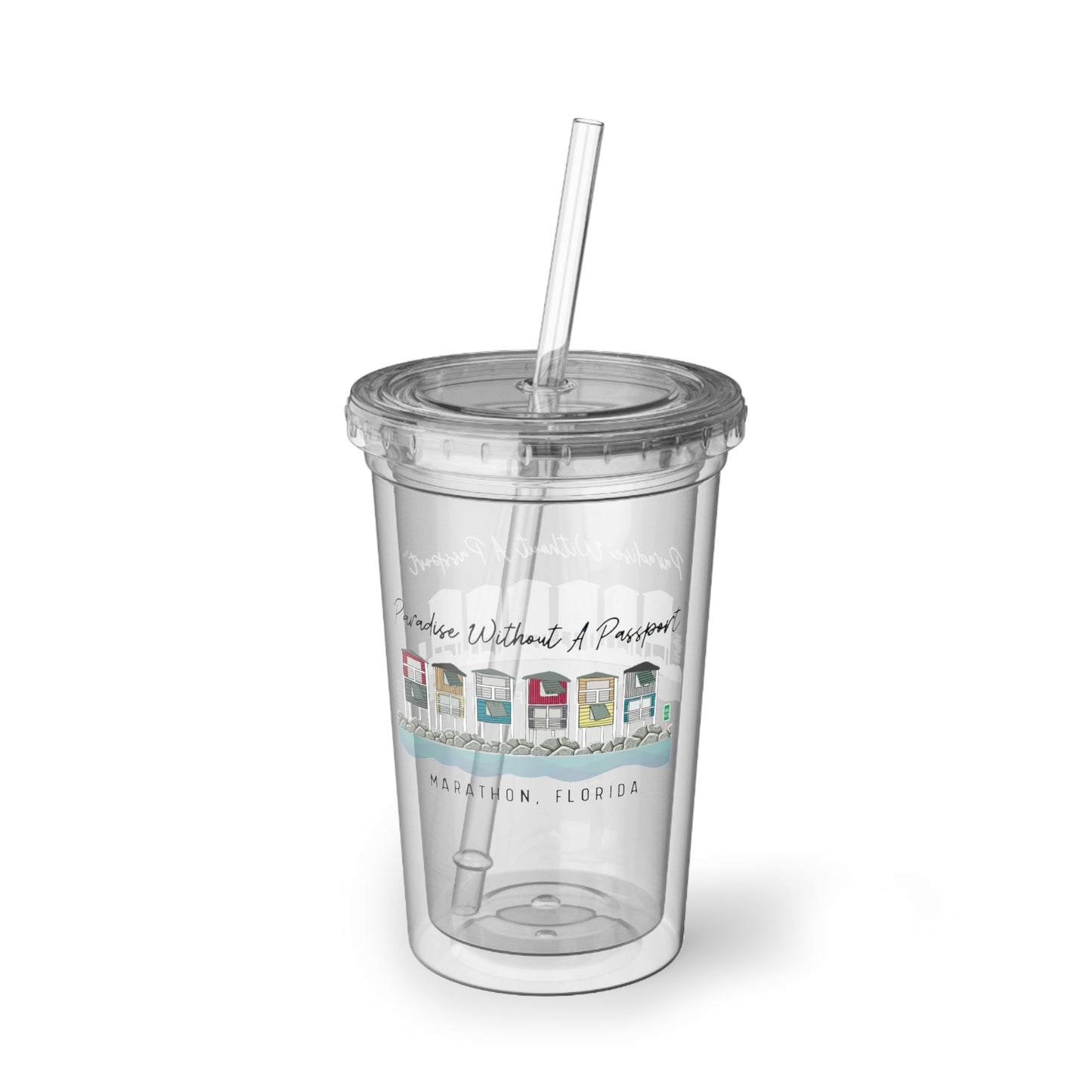 Paradise without a Passport - Acrylic Cup