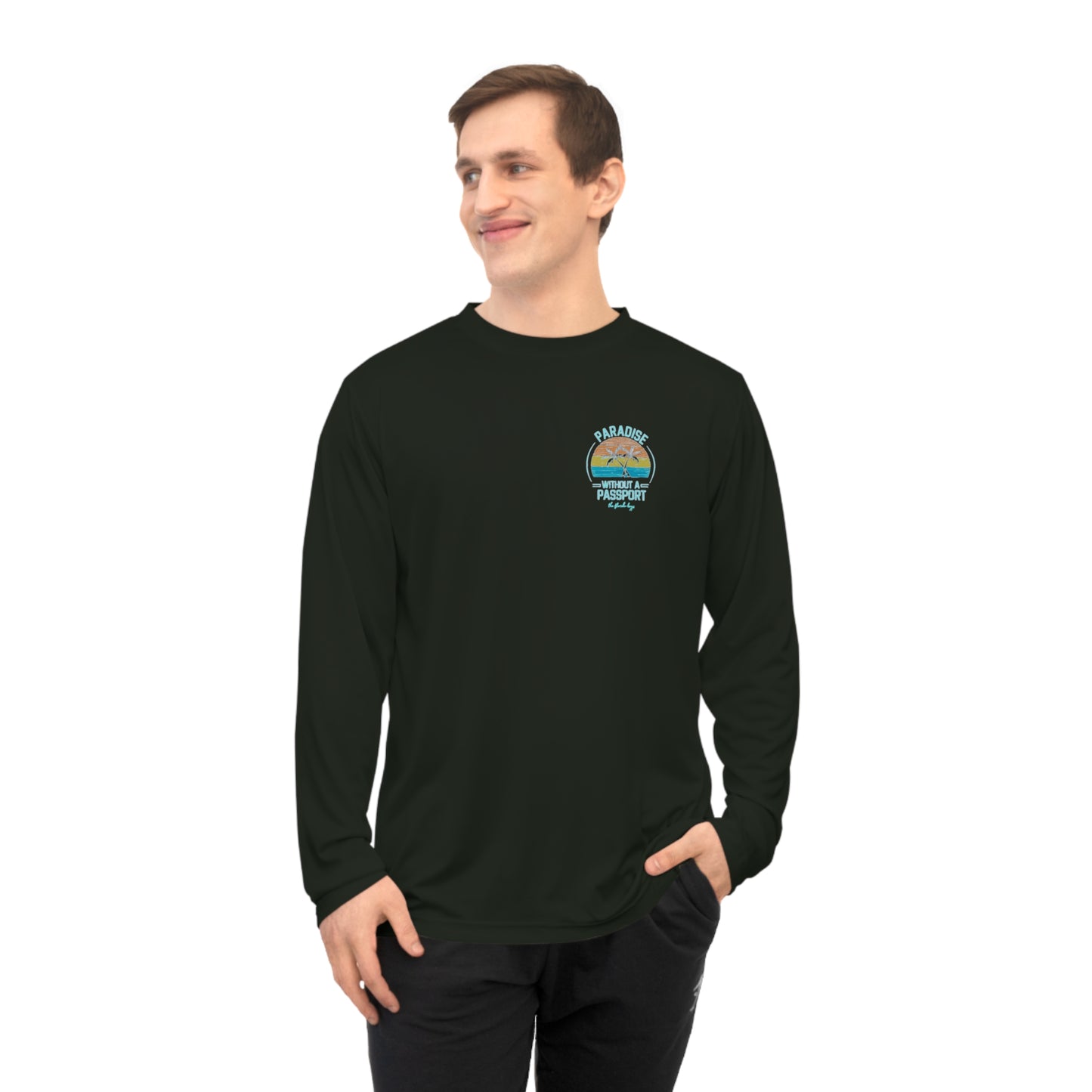 Paradise without a Passport - florida keys UV long sleeve shirt - long sleeve fishing shirt - UV shirt - florida fishing shirt