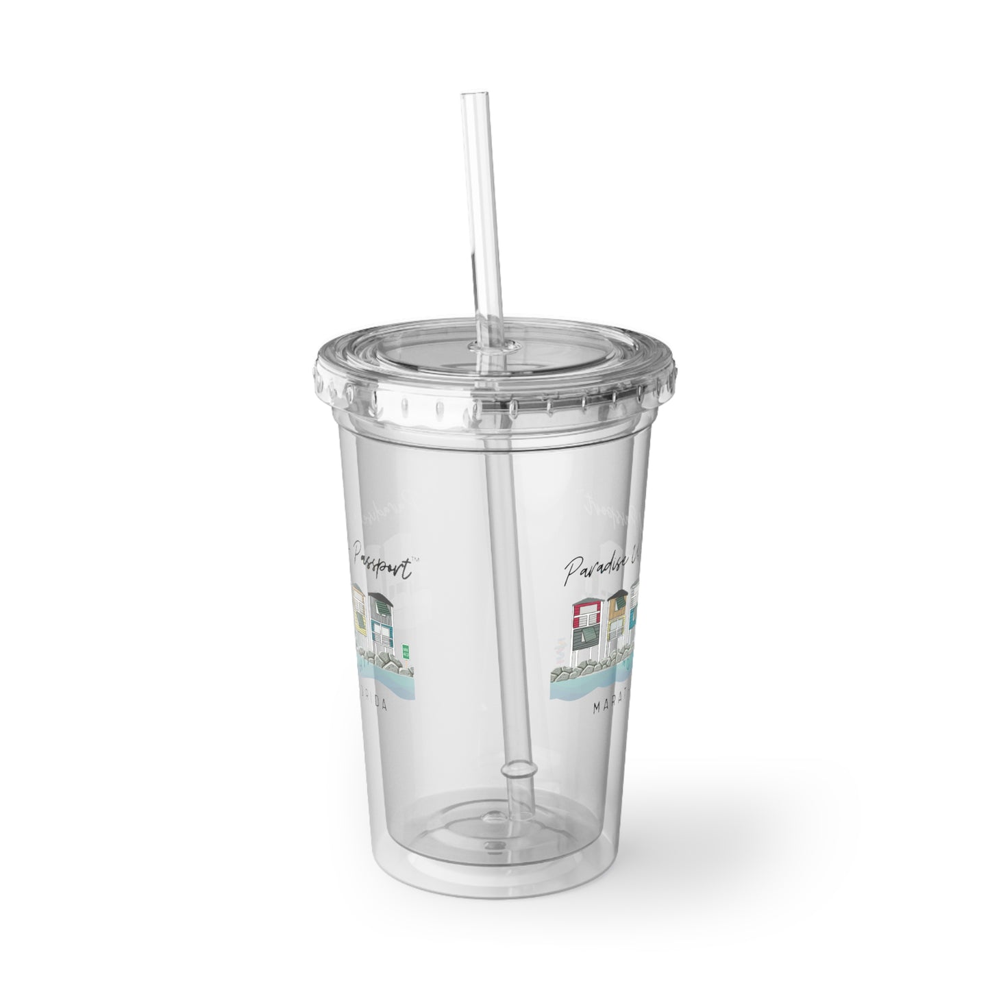 Paradise without a Passport - Acrylic Cup