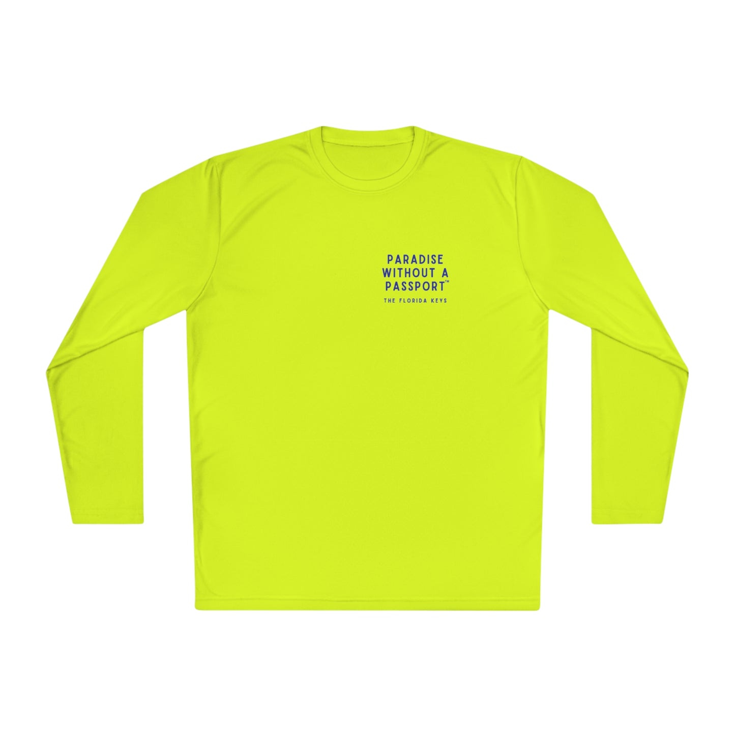 florida keys map - long sleeve fishing shirt - uv protected