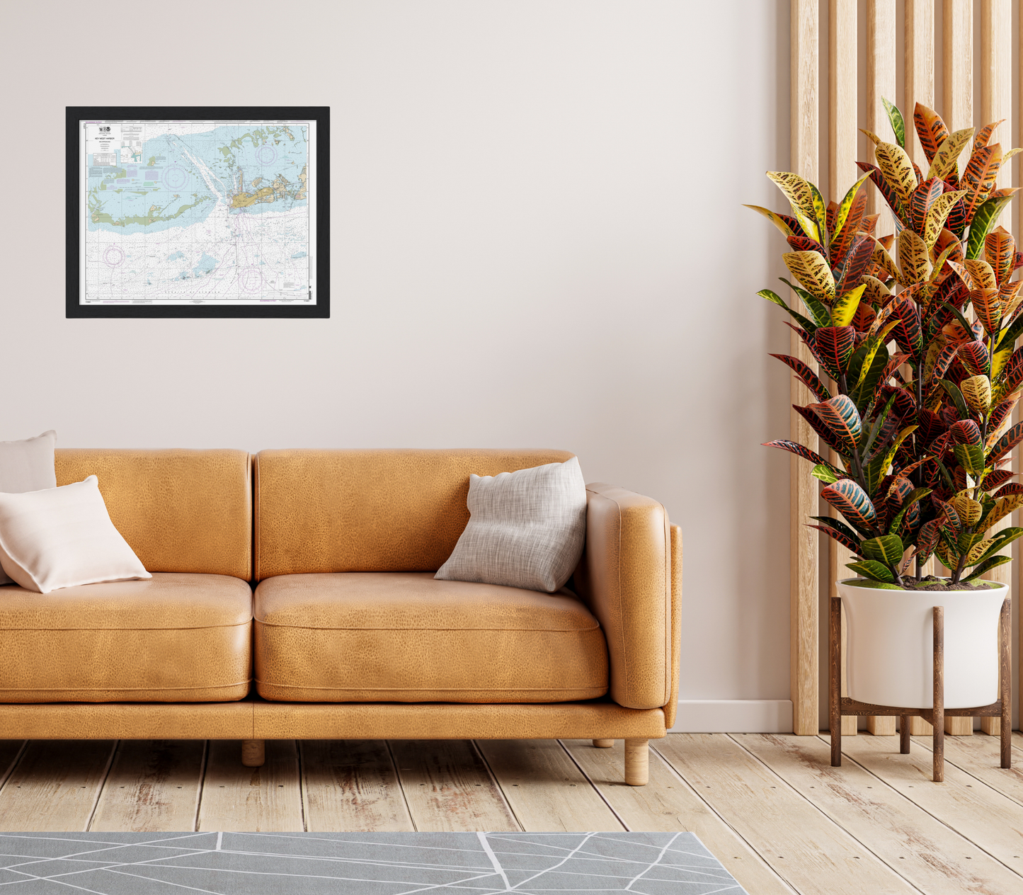 Map of Key West Harbor - Various approaches - Coastal Map Florida Keys