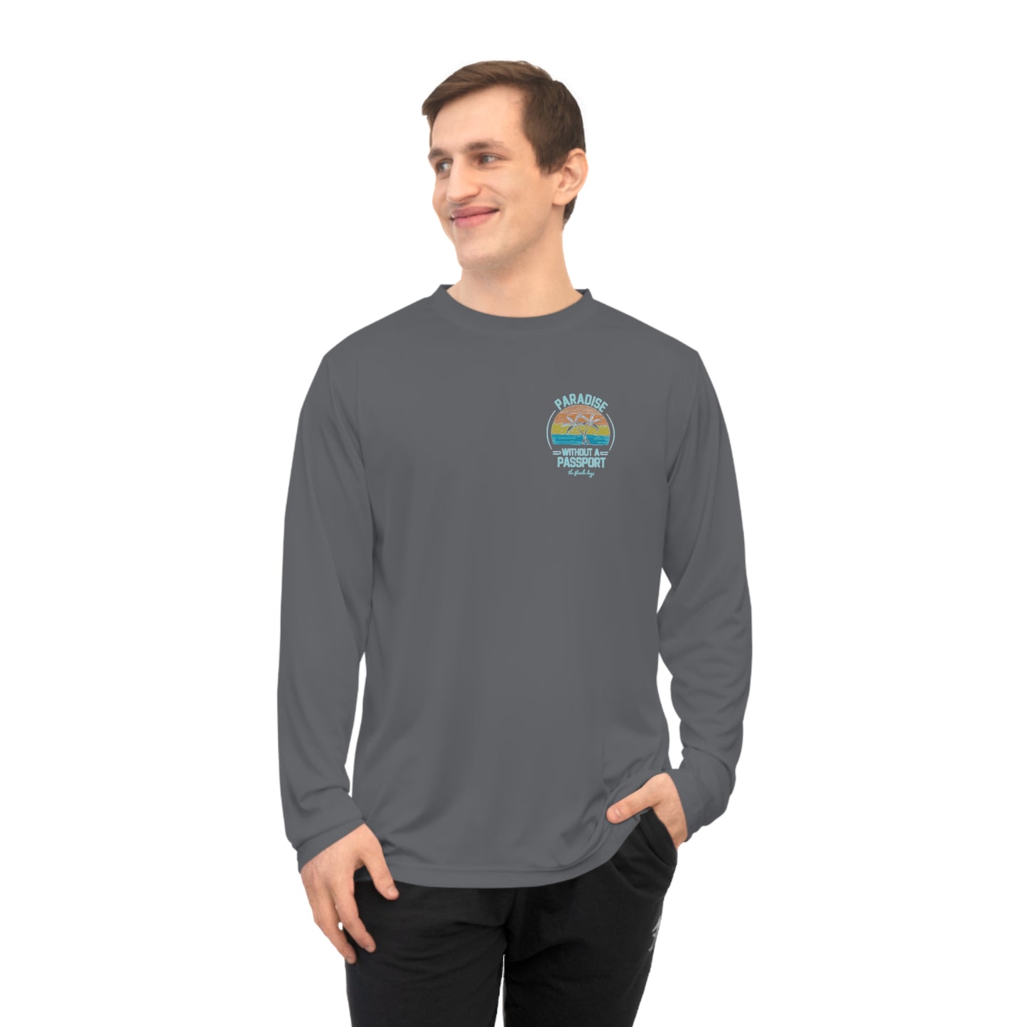 Paradise without a passport - Florida keys - UV long sleeve shirt - long sleeve fishing shirt - UV shirt - florida fishing shirt