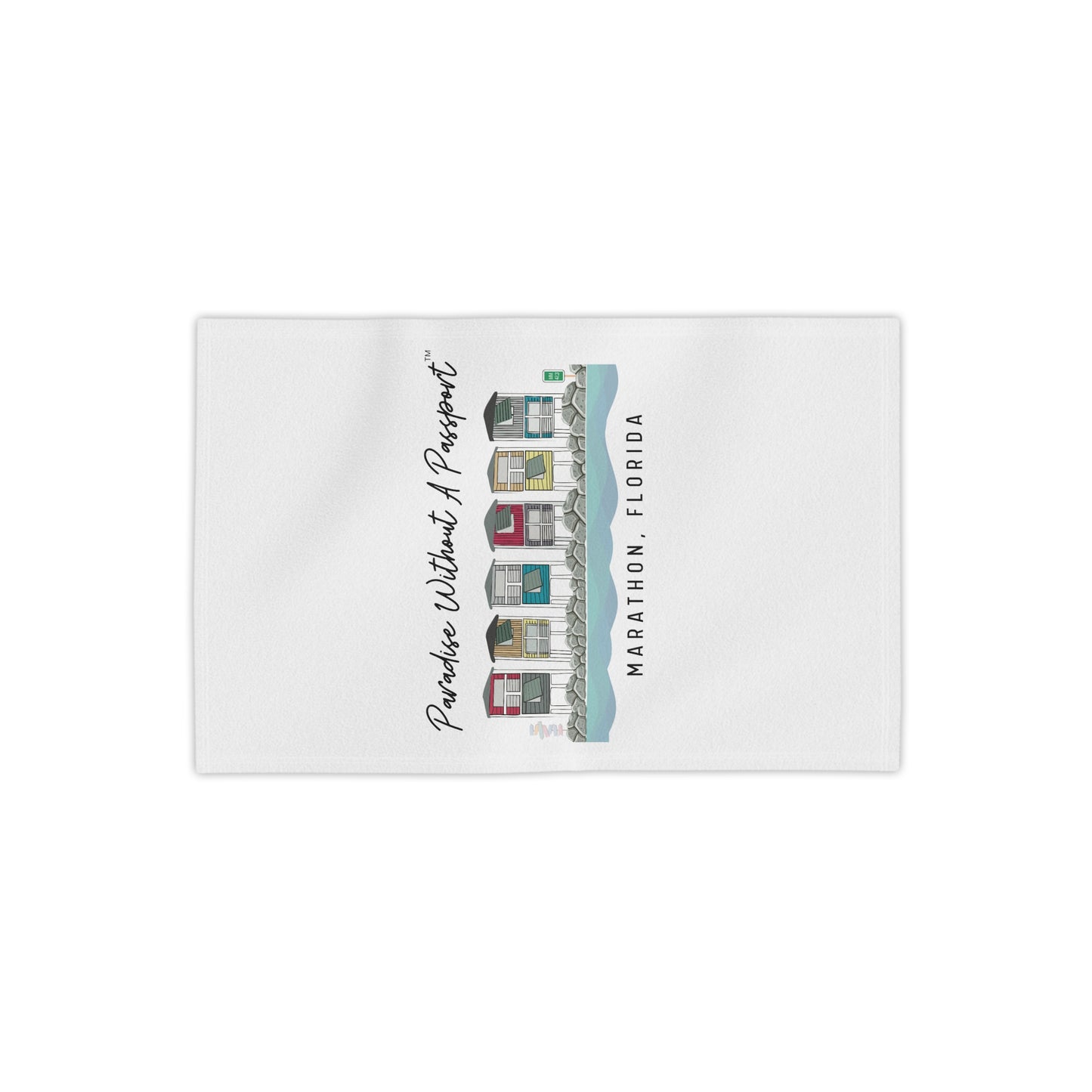 Paradise without a Passport - beach towel