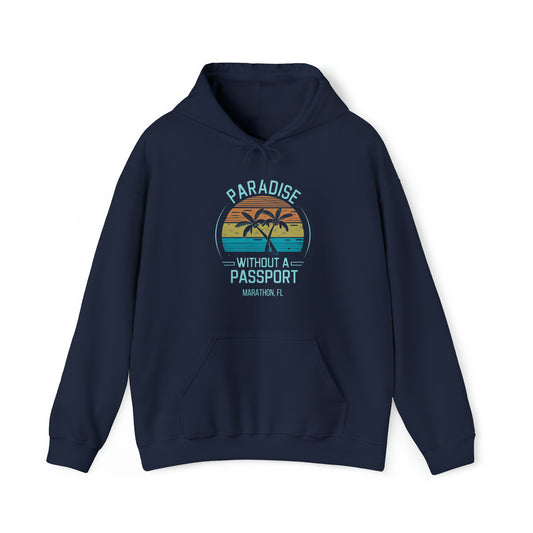 Paradise Without a Passport - Marathon Hooded Sweatshirt