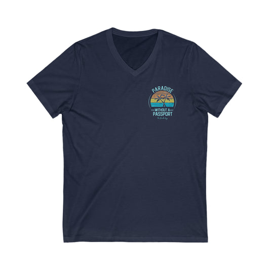 retro florida keys vneck tshirt - womens tee - vneck shirt florida keys - vintage style