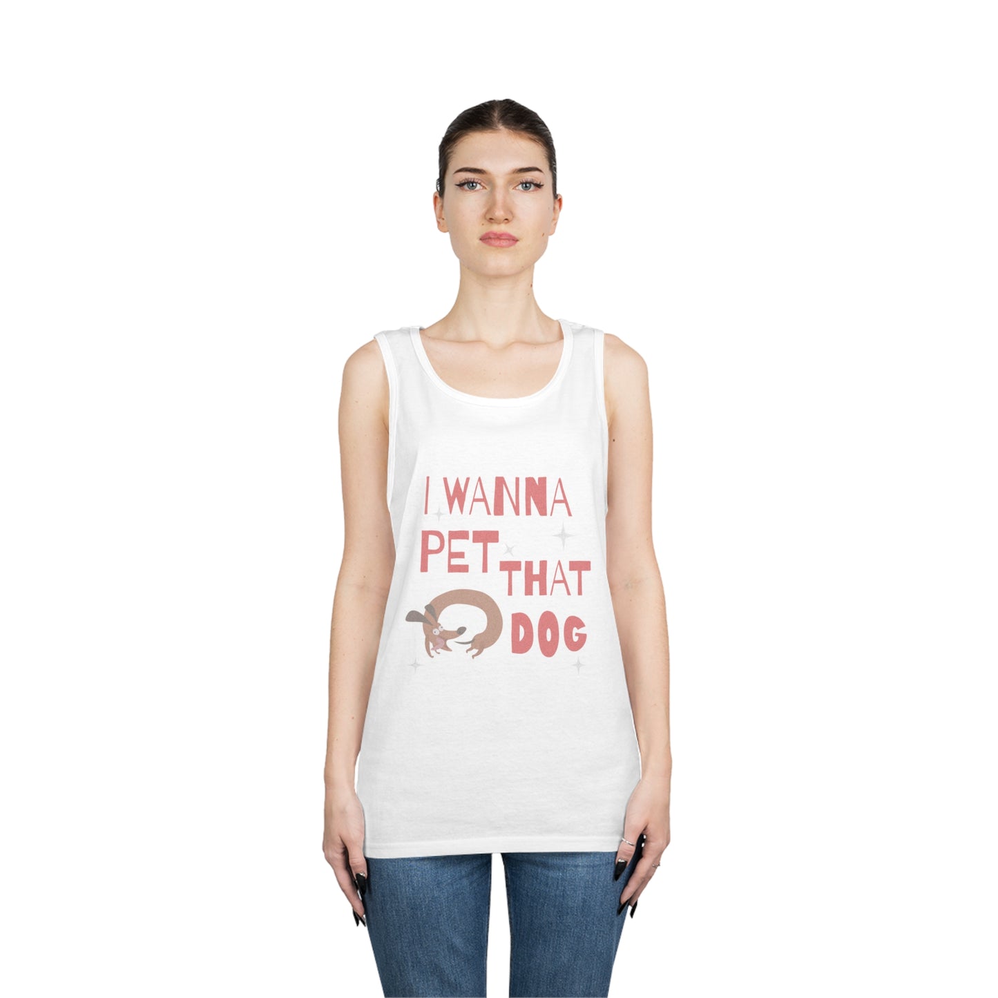 I wanna pet that dog - tank top