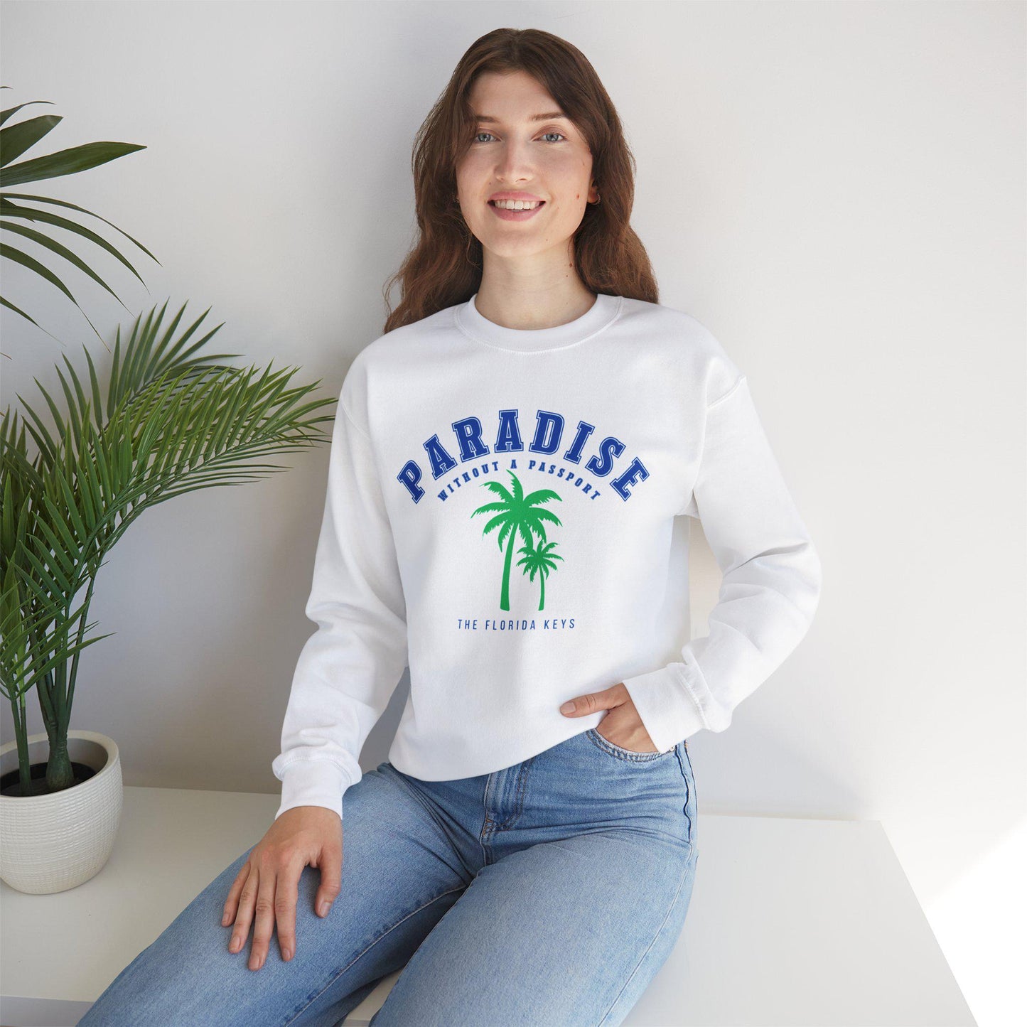 paradise without a passport sweatshirt