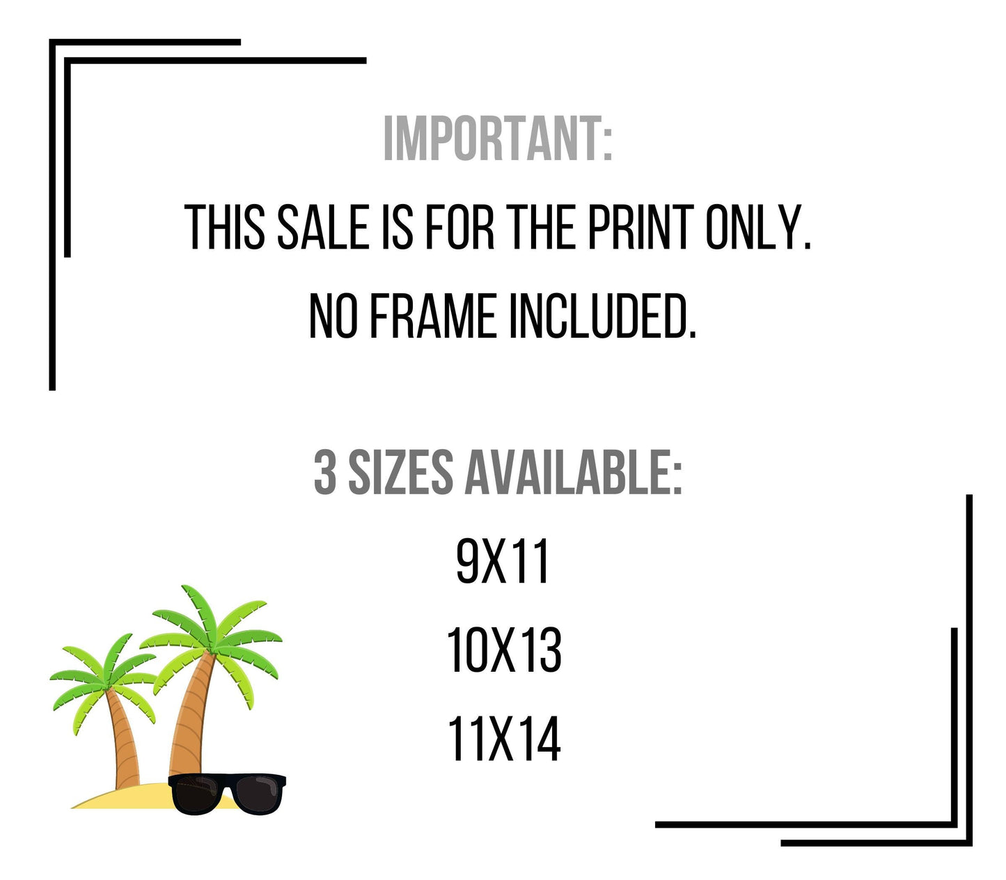 Florida Keys Map - Keys Silhouette - Black & White Wall Art - Vertical map Poster