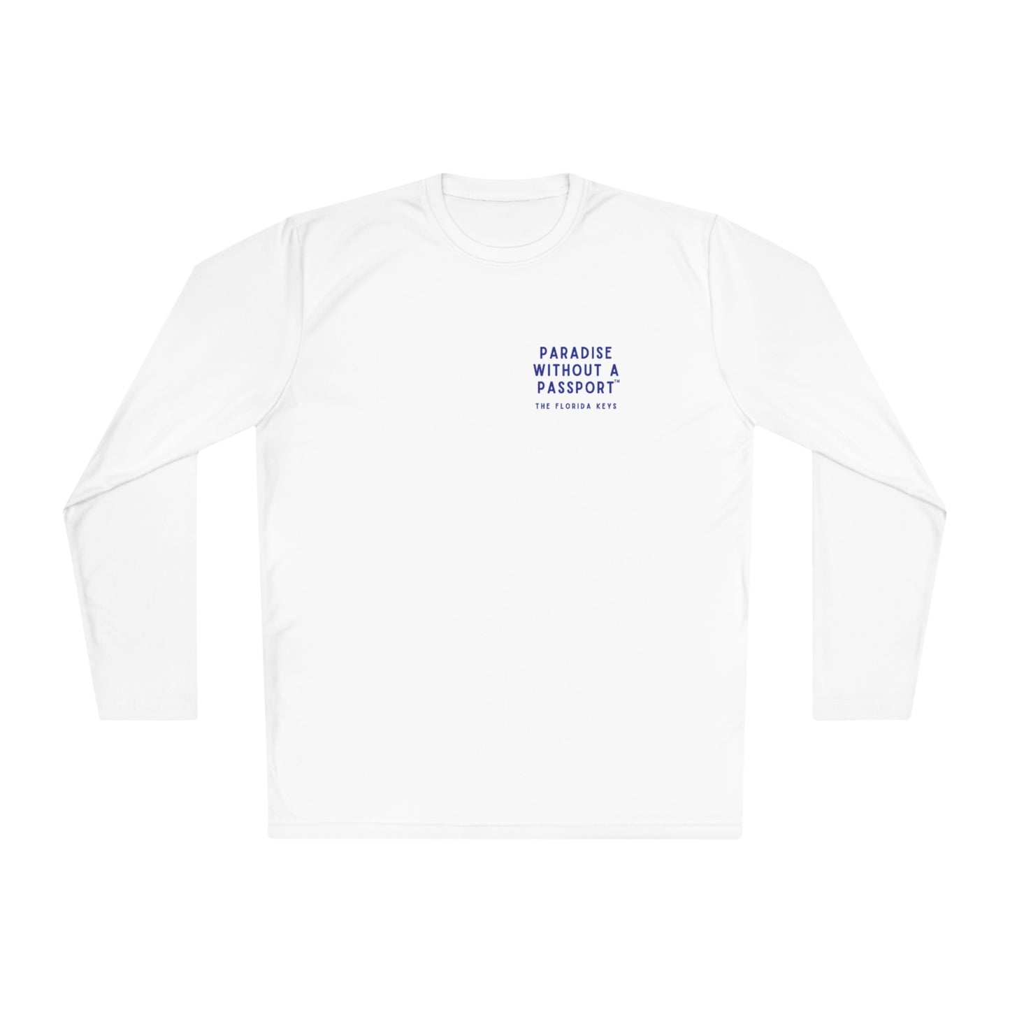 florida keys map - long sleeve fishing shirt - uv protected
