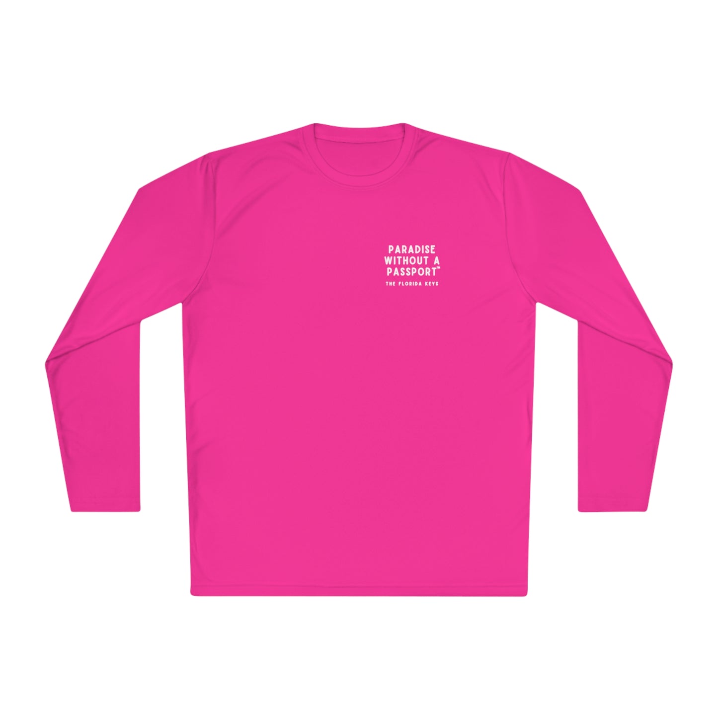 florida keys map - long sleeve fishing shirt - uv protected