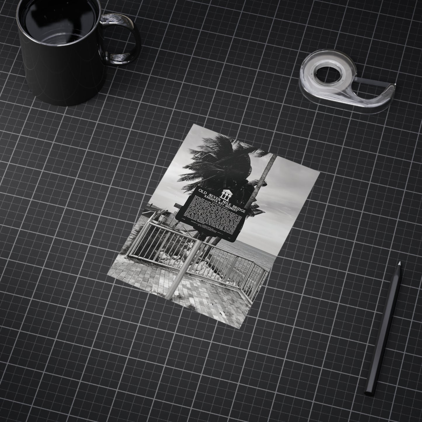 Matte Print of Seven Mile Bridge - Florida Keys Photography