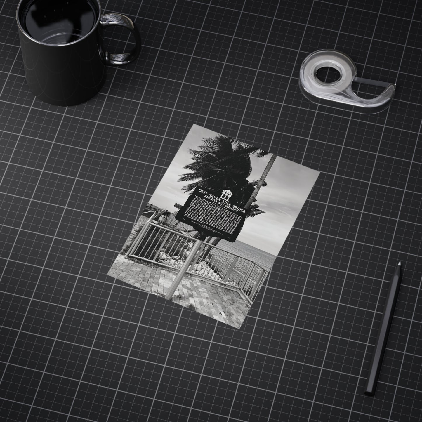 Matte Print of Seven Mile Bridge - Florida Keys Photography
