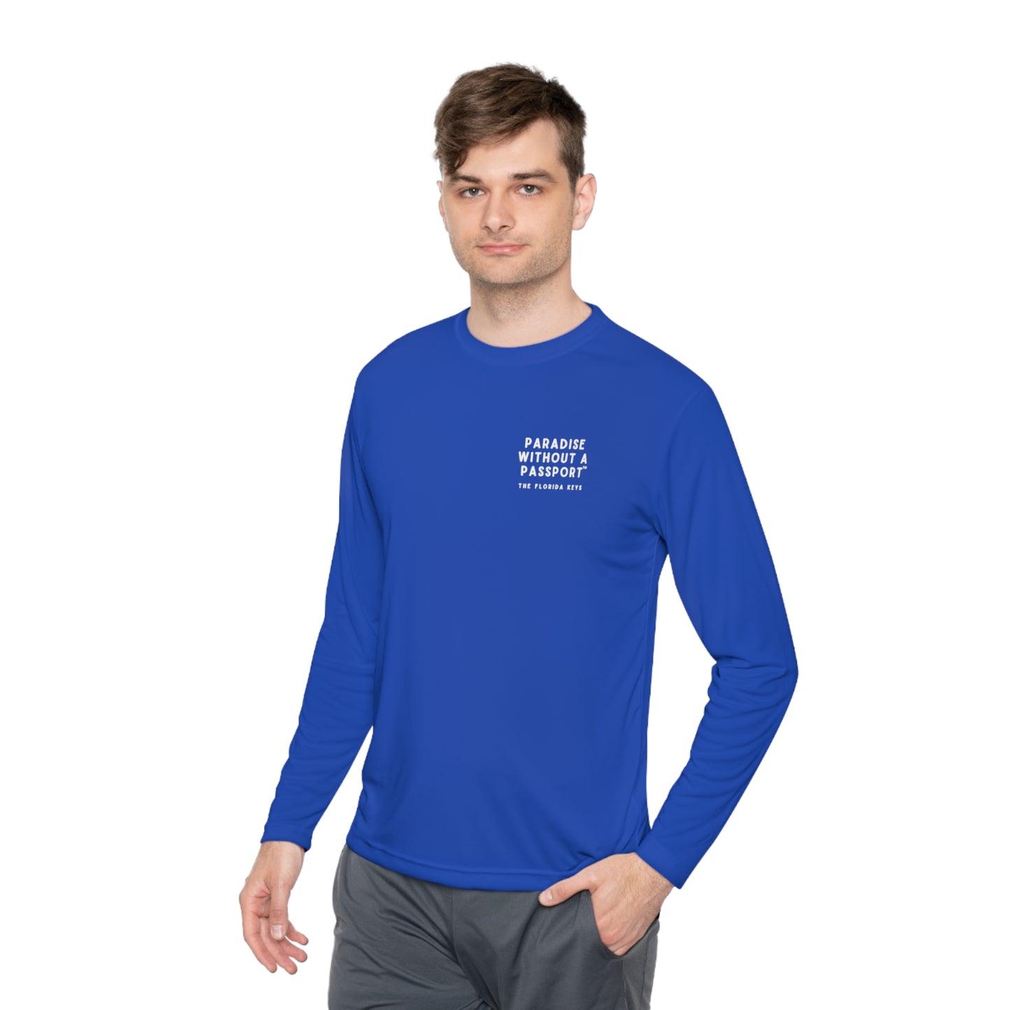 florida keys map - long sleeve fishing shirt - uv protected