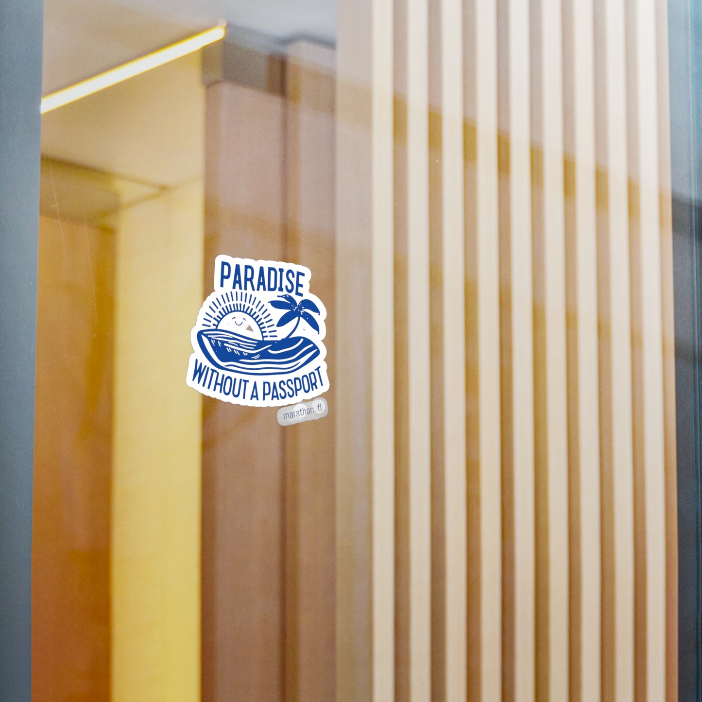 PARADISE WITHOUT A PASSPORT - MARATHON FL BLUE