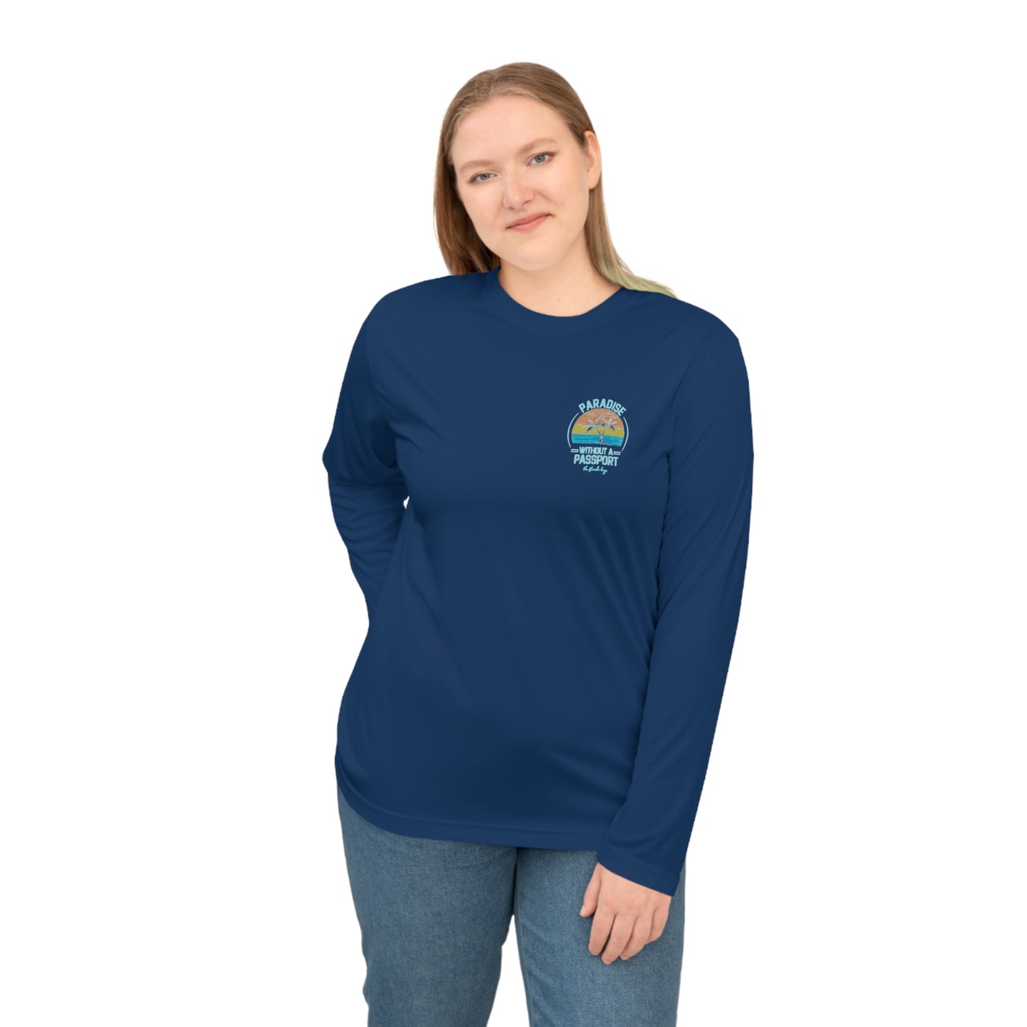 Paradise without a Passport - florida keys UV long sleeve shirt - long sleeve fishing shirt - UV shirt - florida fishing shirt