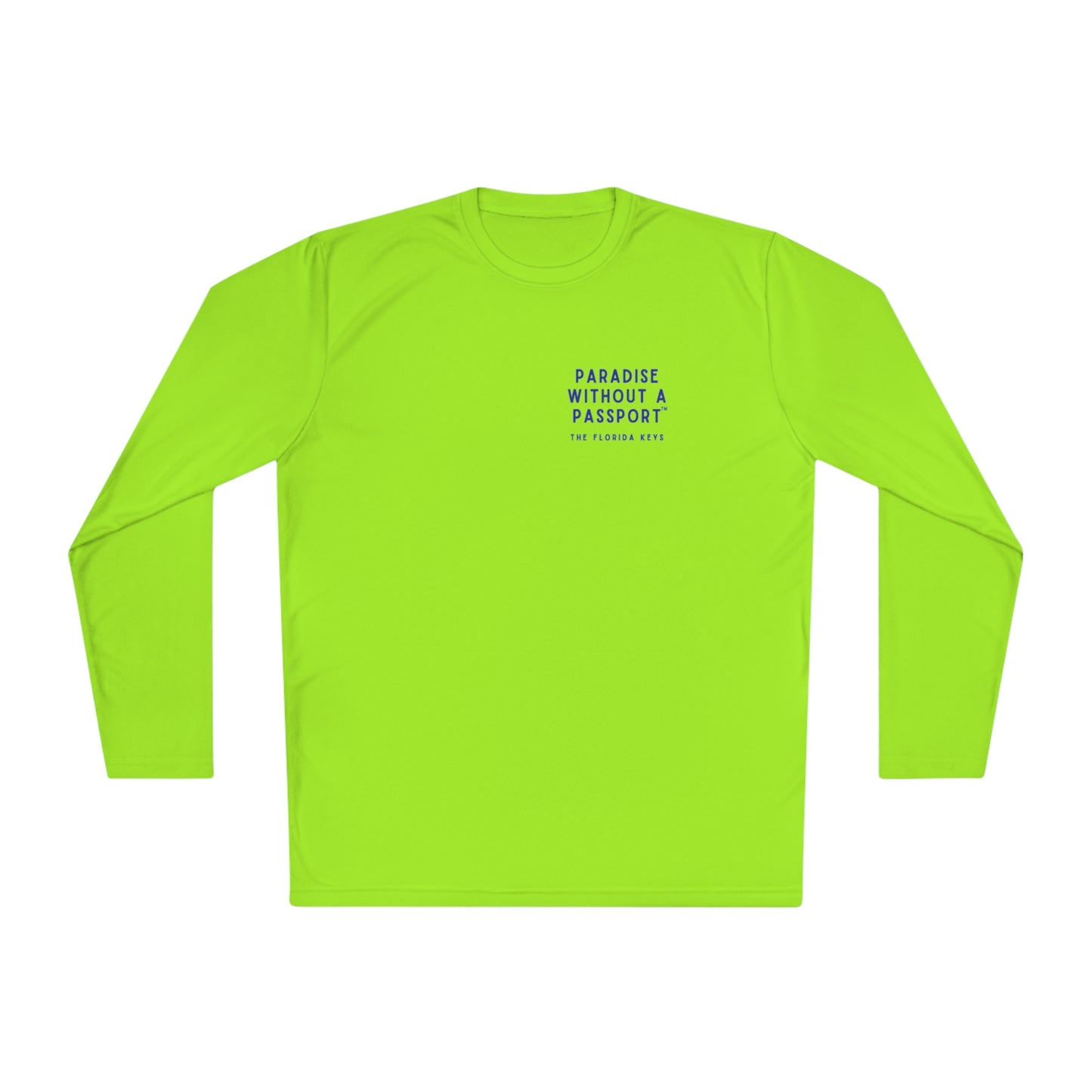 florida keys map - long sleeve fishing shirt - uv protected