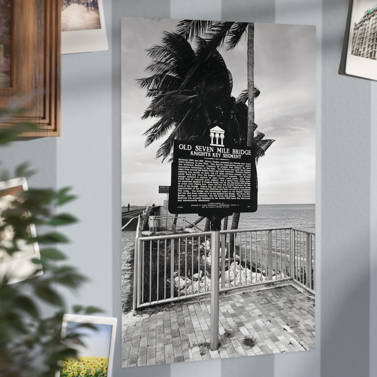 Matte Print of Seven Mile Bridge - Florida Keys Photography