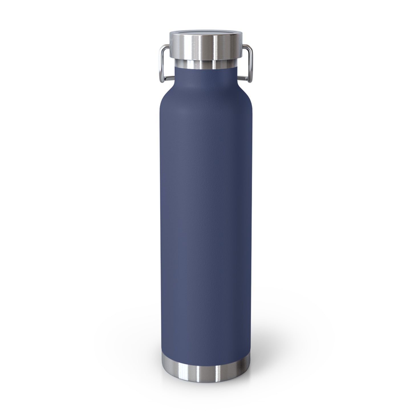 "paradise without a passport" - insulated water bottle, white logo