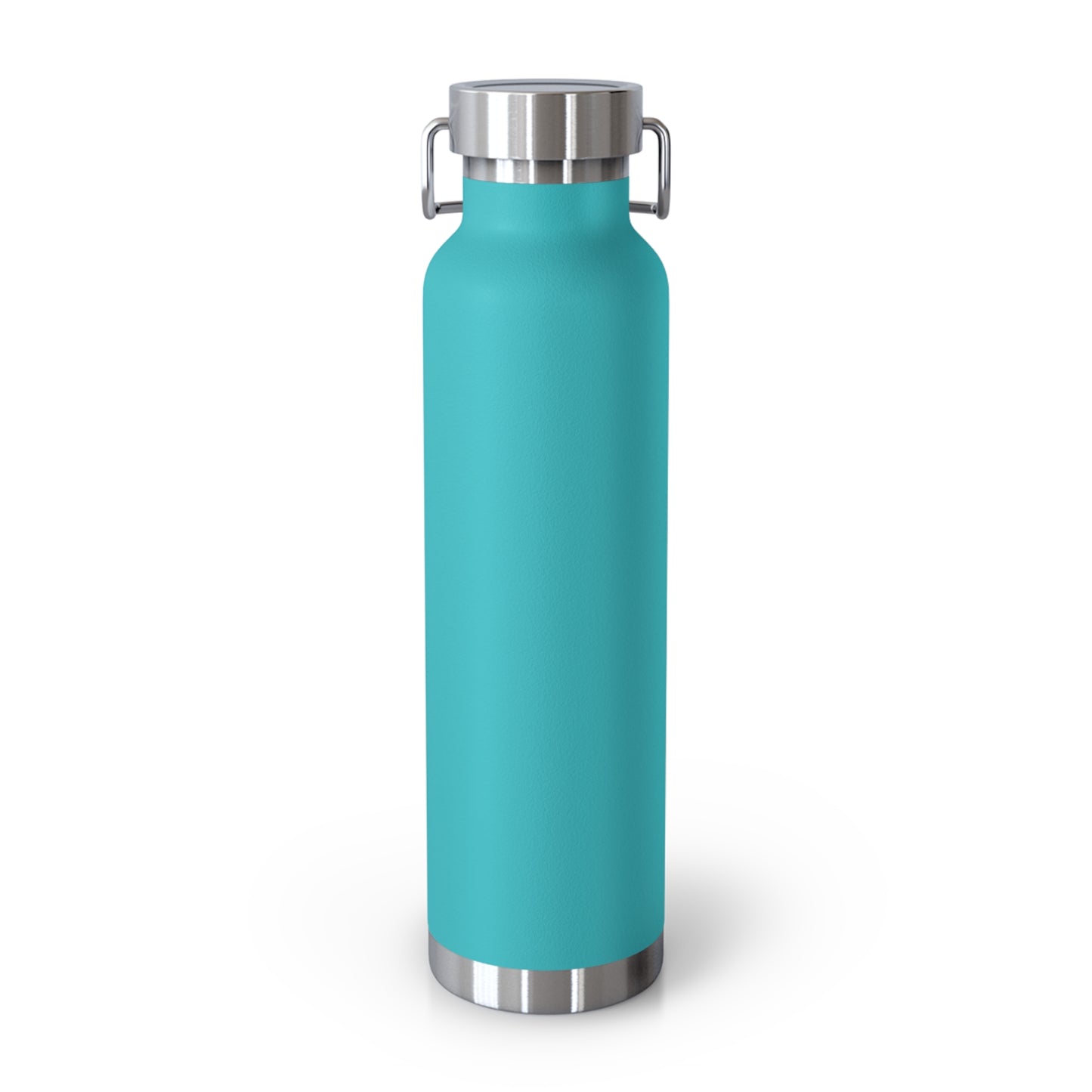 "paradise without a passport" - insulated water bottle, white logo