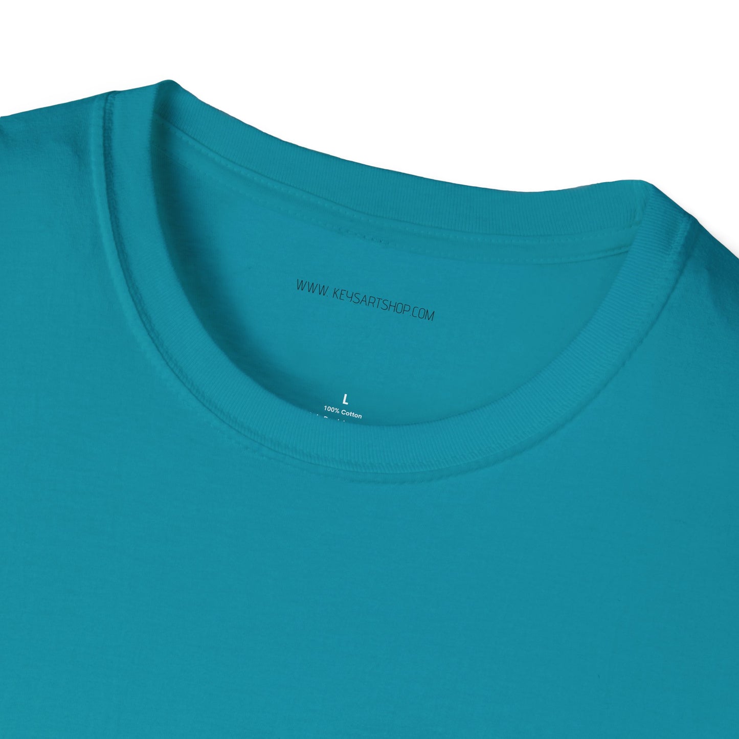 Paradise without a Passport - palm tree shirt - multicolor soft tee