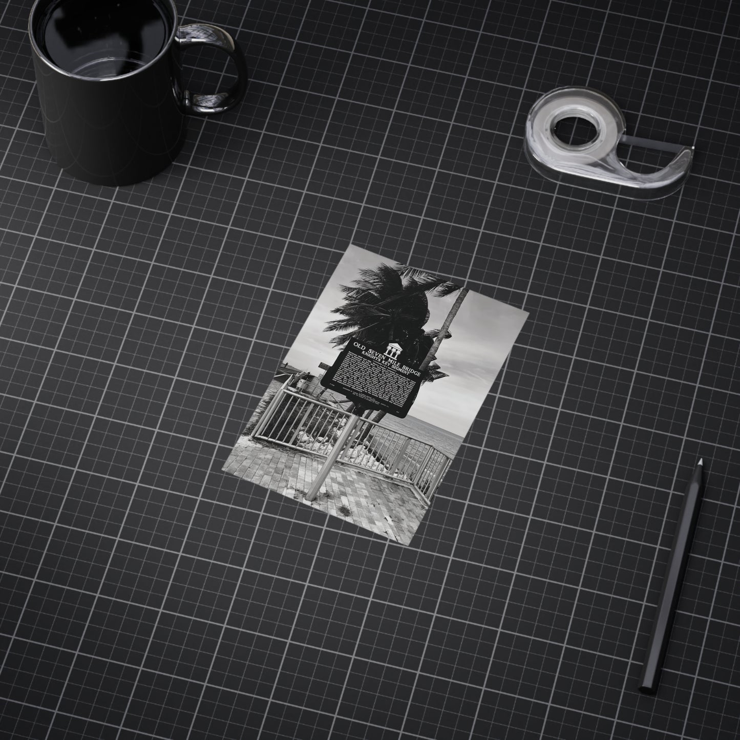Matte Print of Seven Mile Bridge - Florida Keys Photography