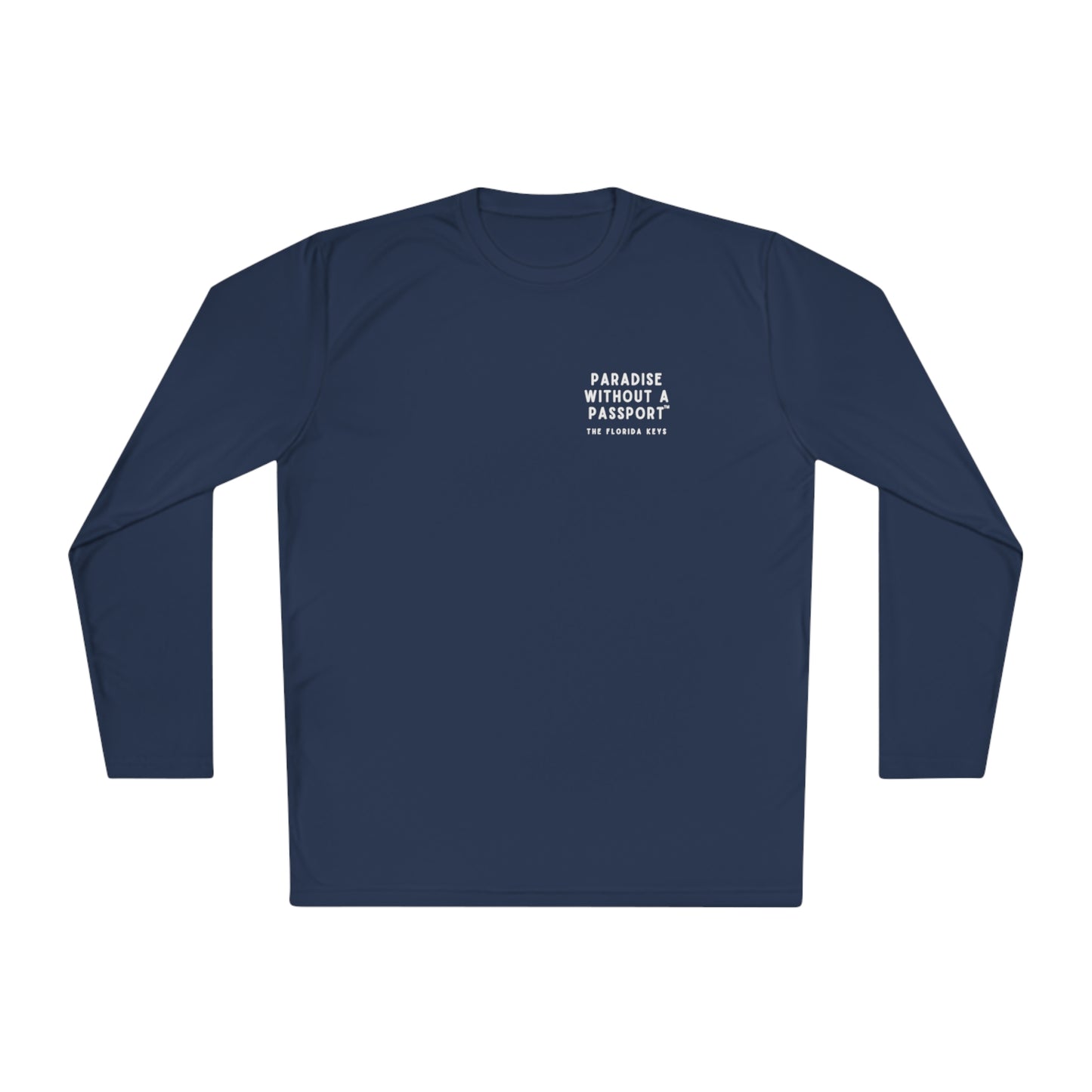 florida keys map - long sleeve fishing shirt - uv protected
