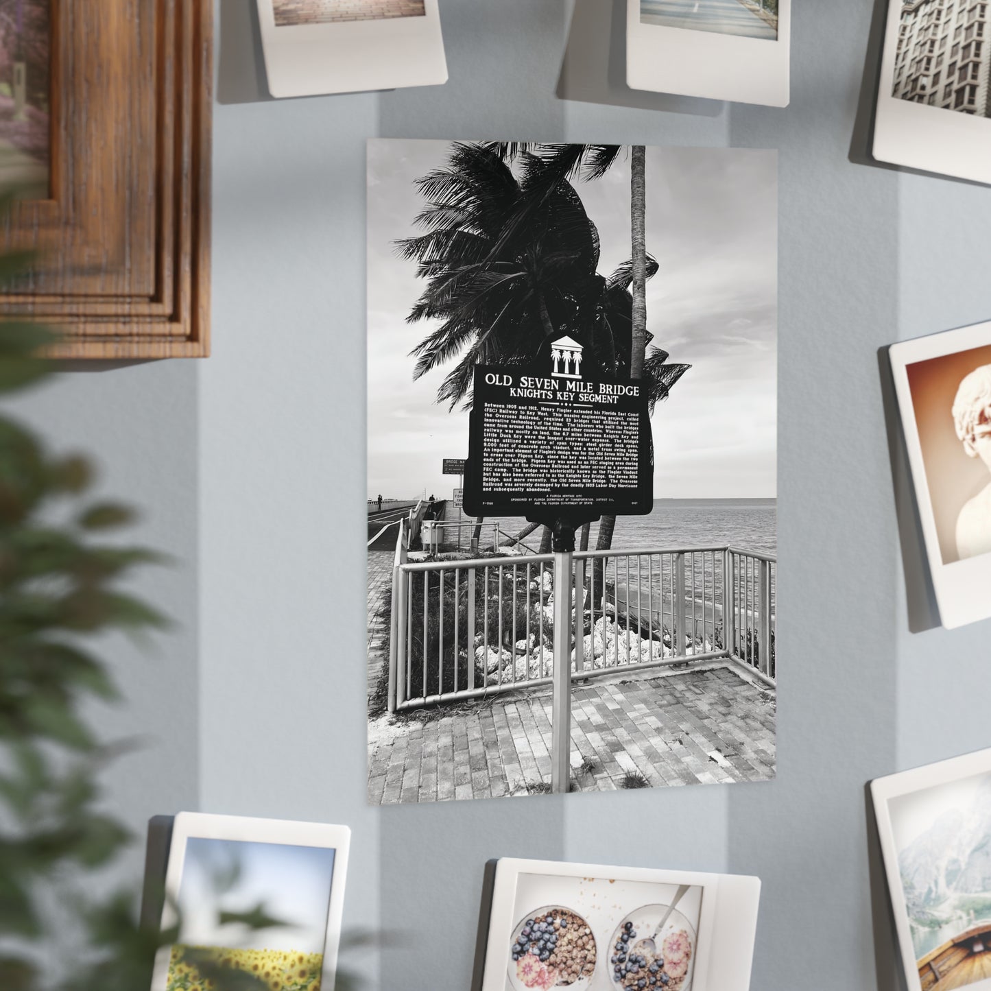 Matte Print of Seven Mile Bridge - Florida Keys Photography