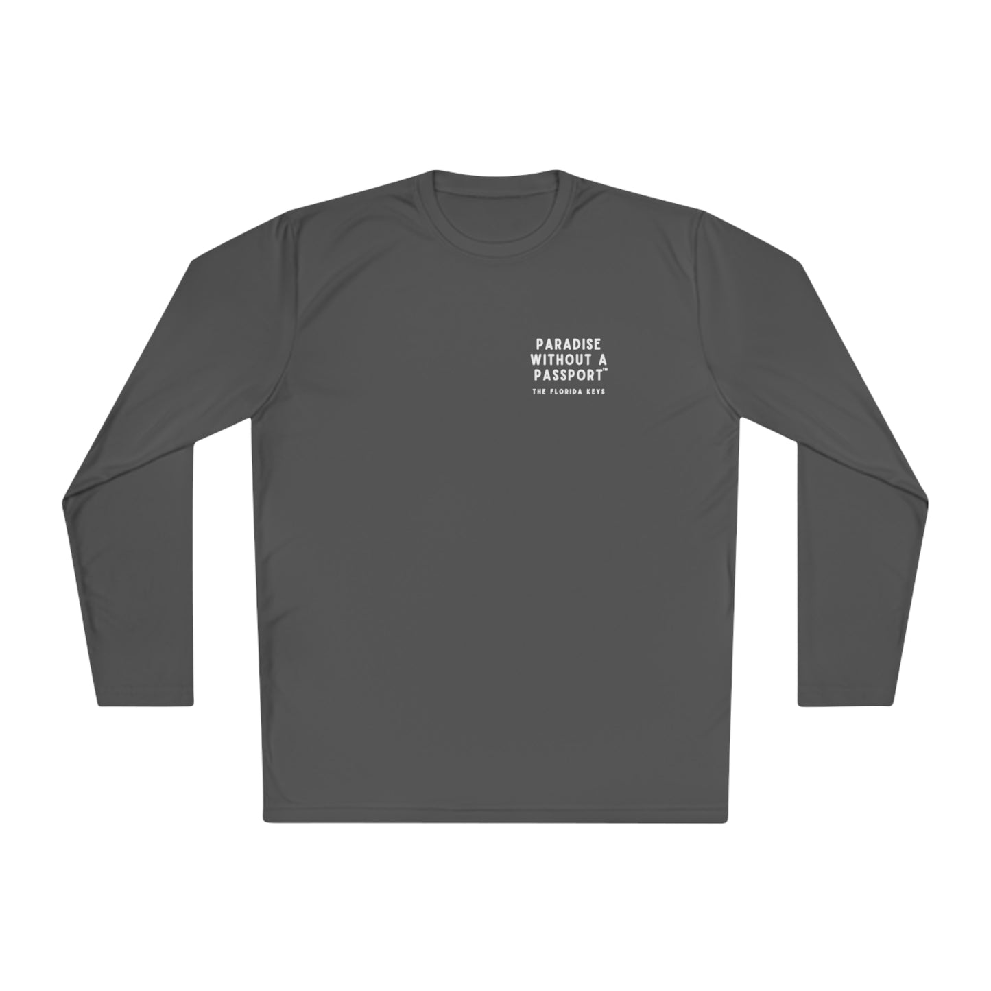 florida keys map - long sleeve fishing shirt - uv protected
